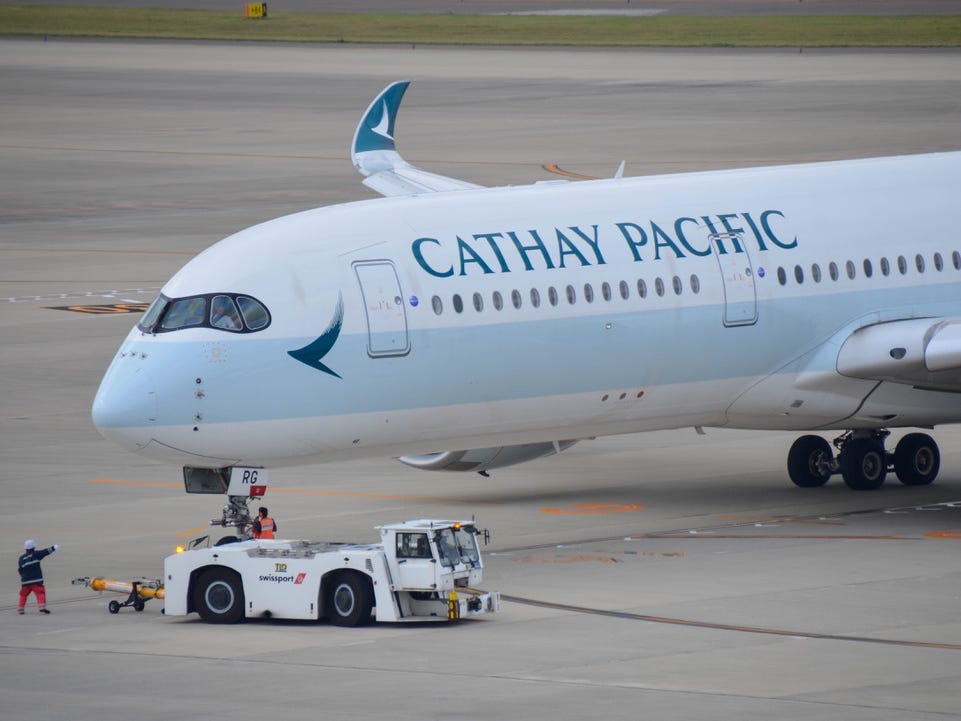 Cathay Pacific.