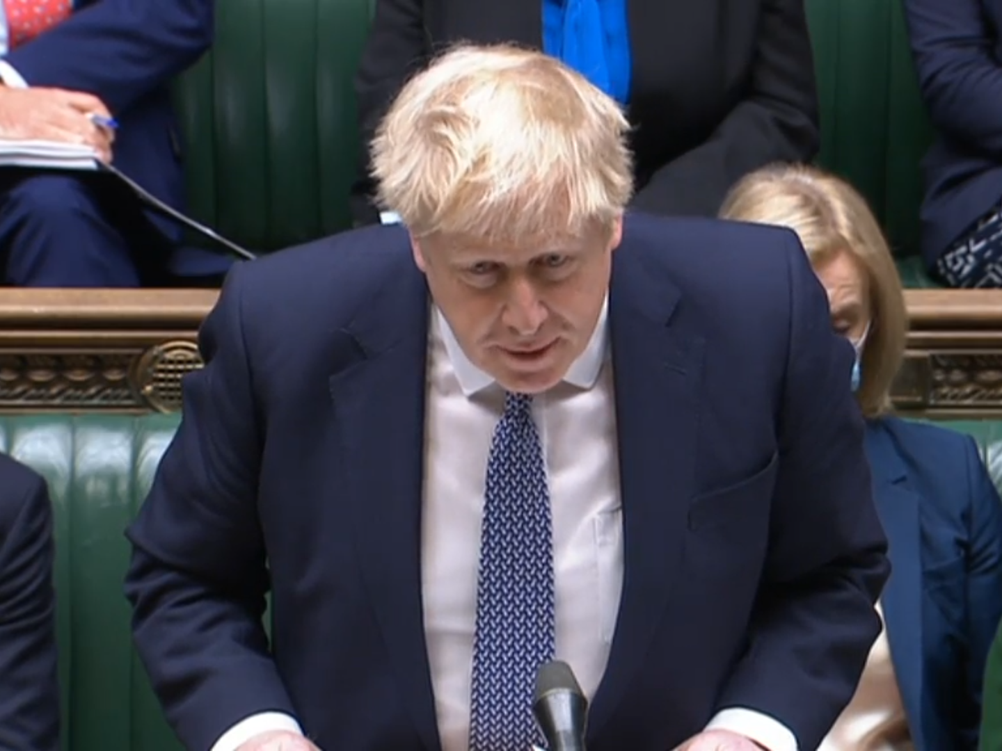 Boris Johnson apology January 2022 lockdown party