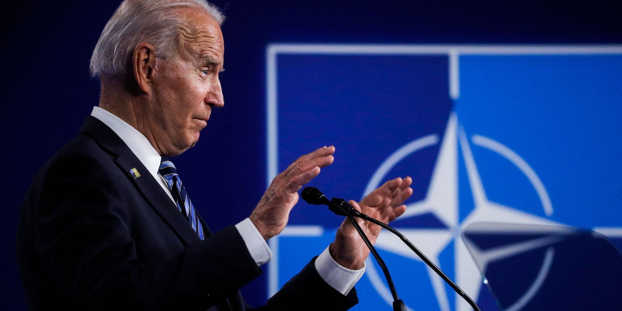 Joe Biden speaks at NATO summit