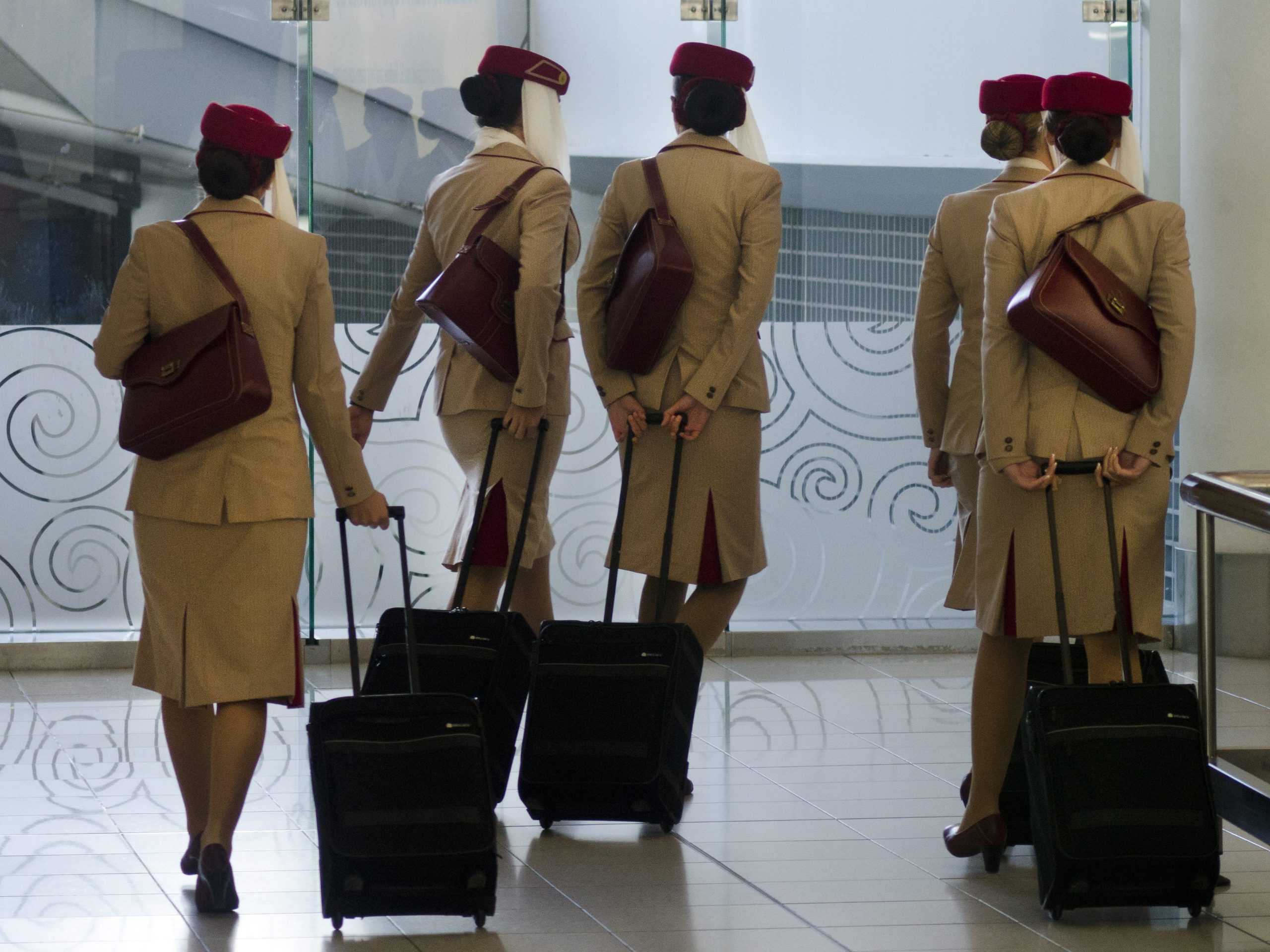 Emirates former flight attendants.
