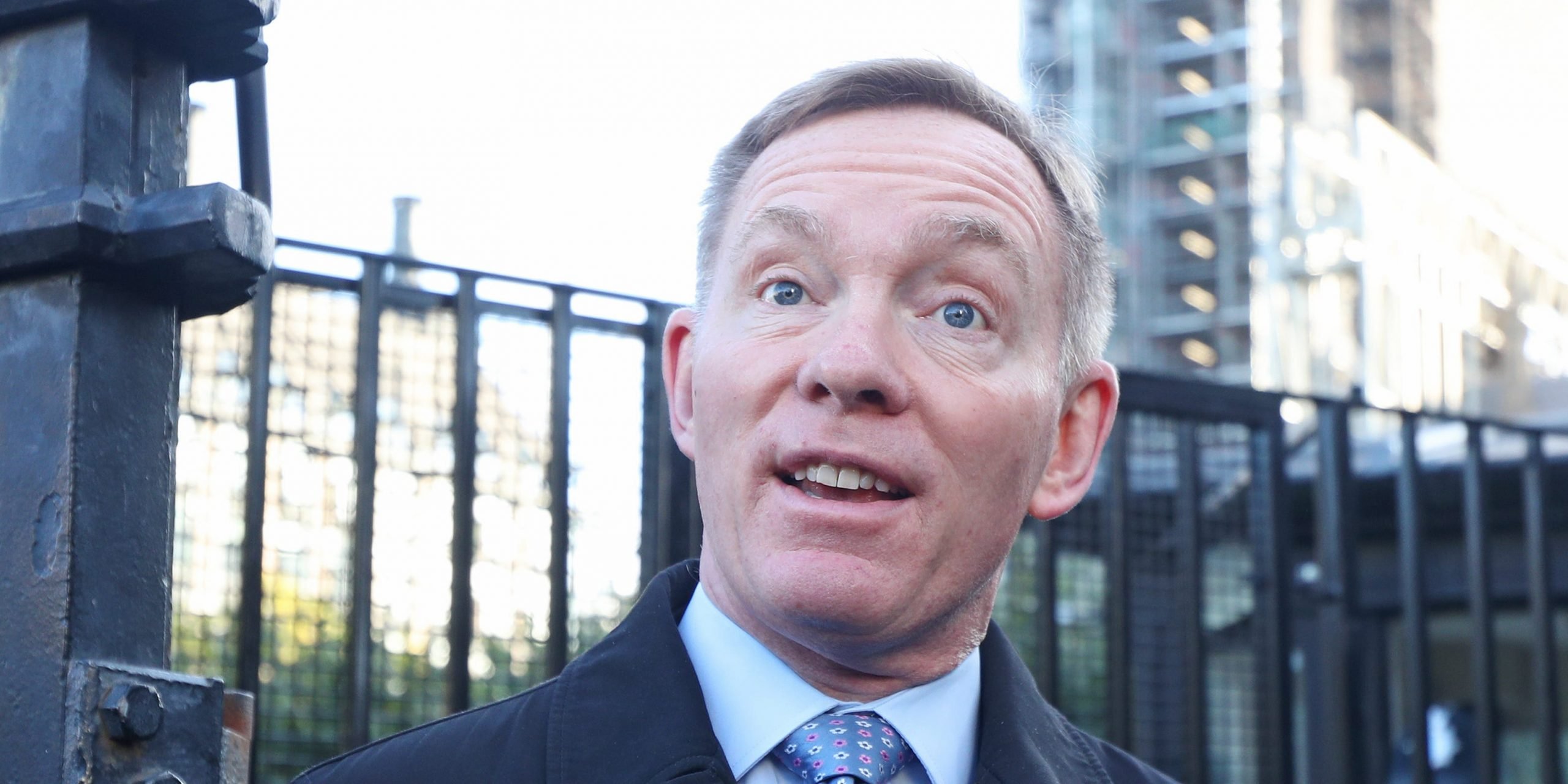 Chris Bryant outside the Houses of Parliament