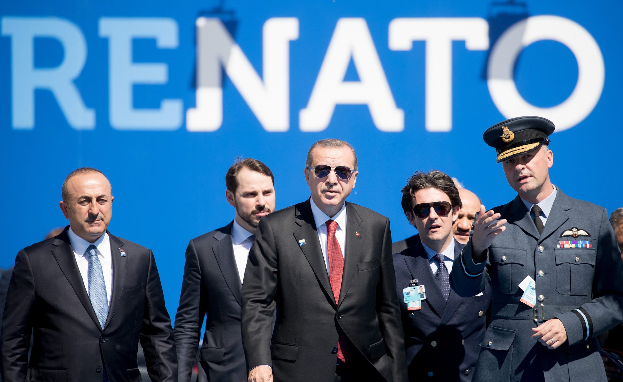Turkish President Recep Tayyip Erdogan at NATO