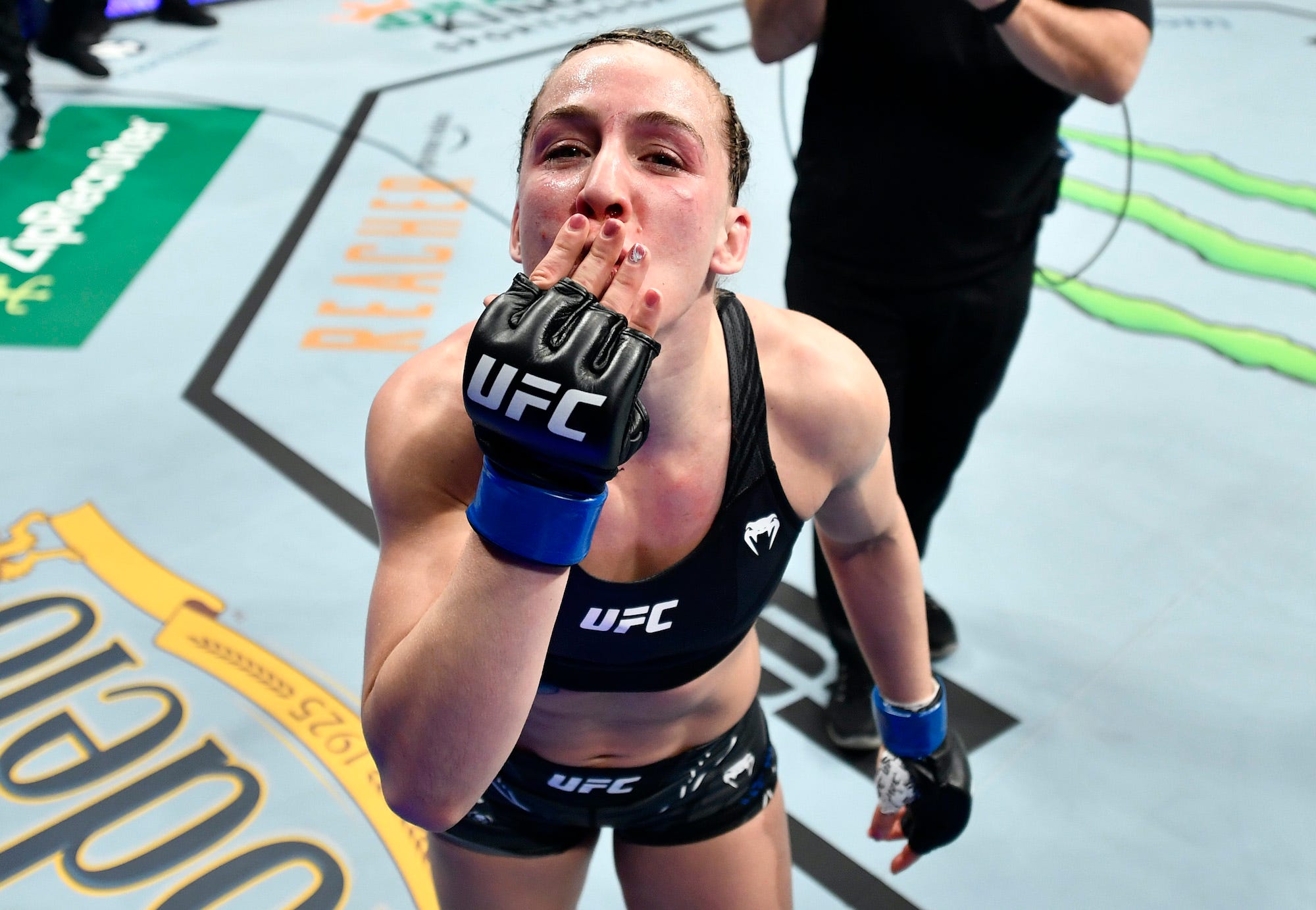 Vanessa Demopoulos left a stripping job to focus on mixed martial arts.