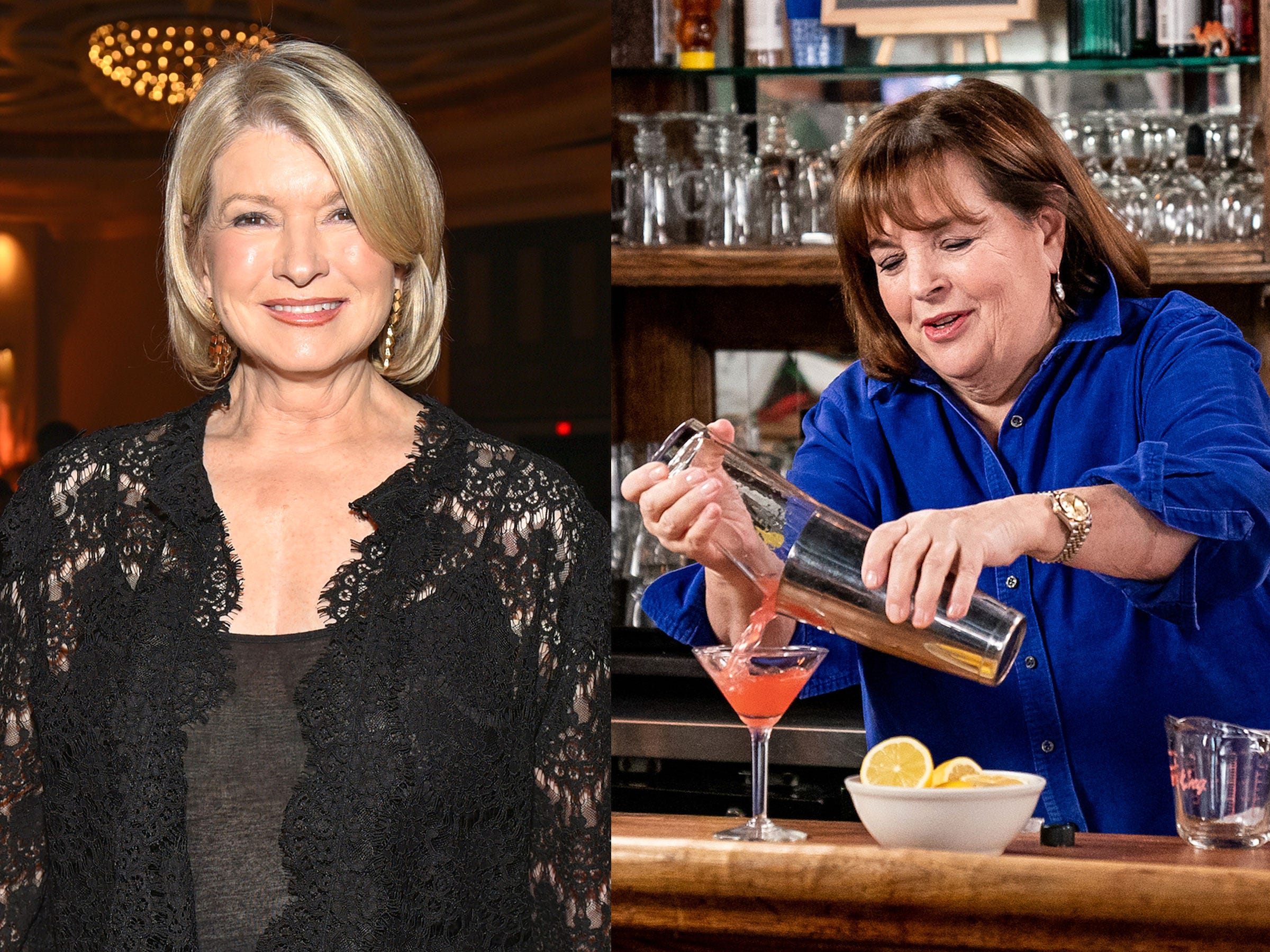 Martha Stewart and Ina Garten