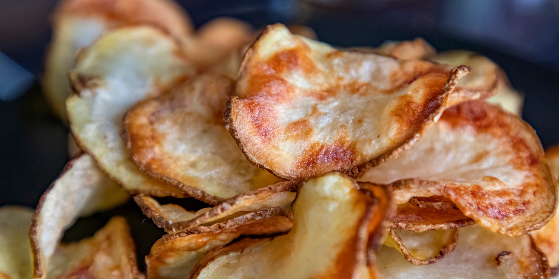 Air fryer potato chips