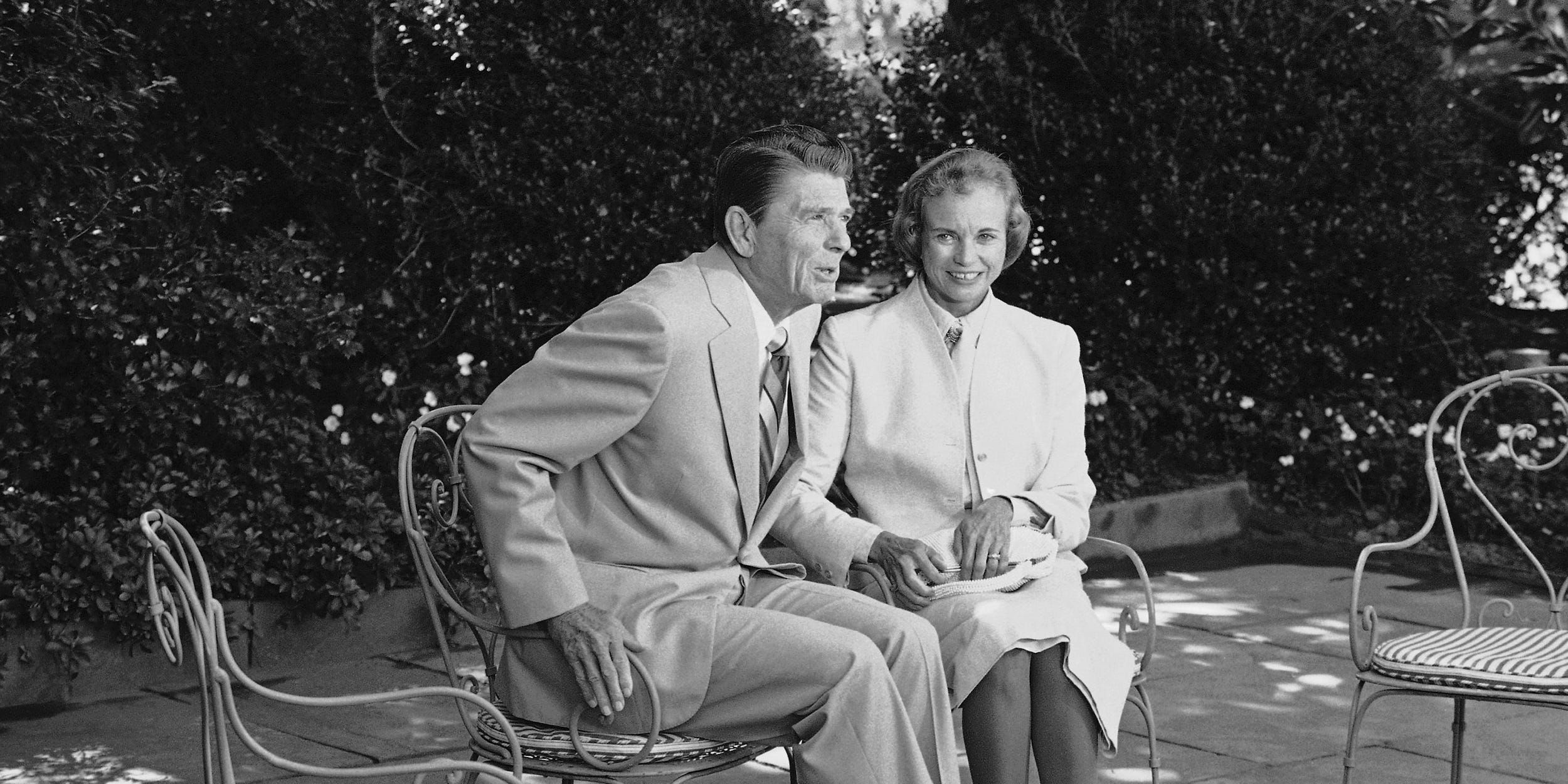 Ronald Reagan and Sandra Day O'Connor