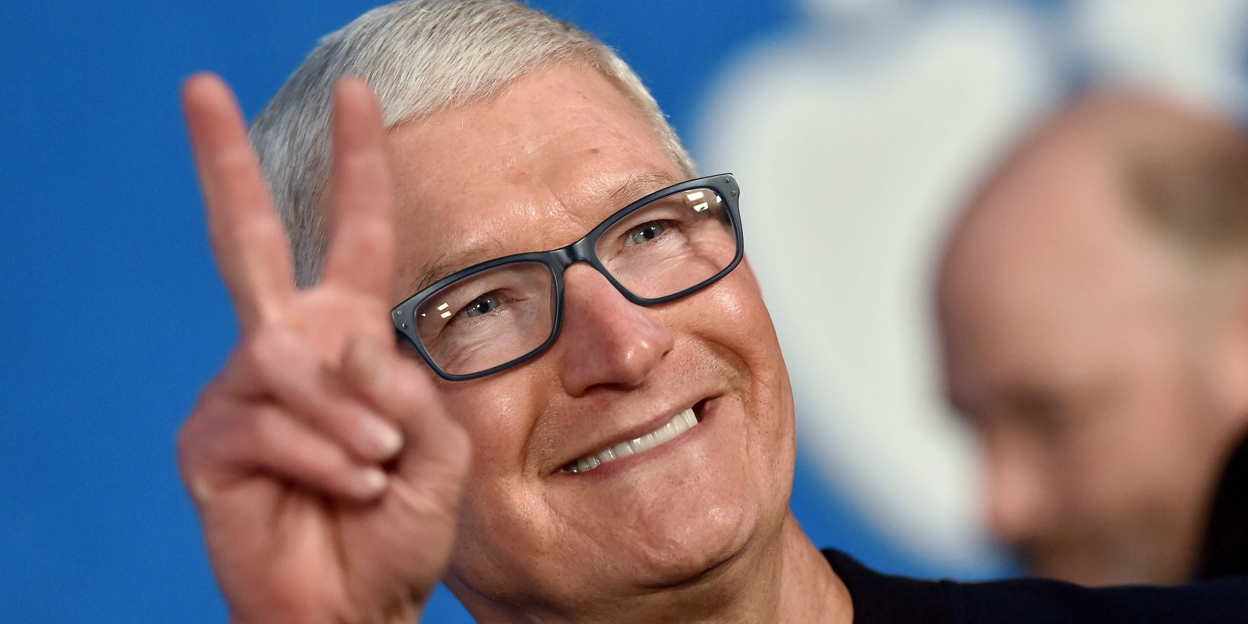 Apple CEO Tim Cook attends Apple's "Ted Lasso" Season 2 Premiere at Pacific Design Center on July 15, 2021 in West Hollywood, California.