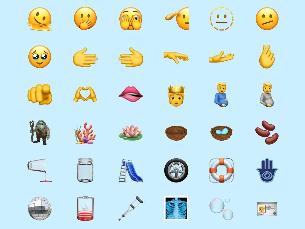 dozens of new emoji coming to iOS 15.4