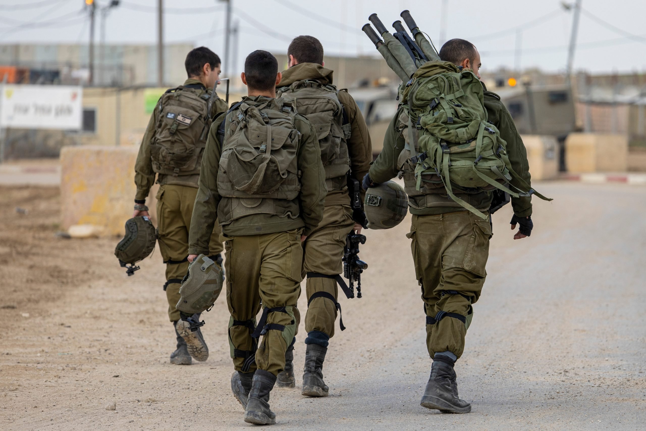 Israeli soldiers.