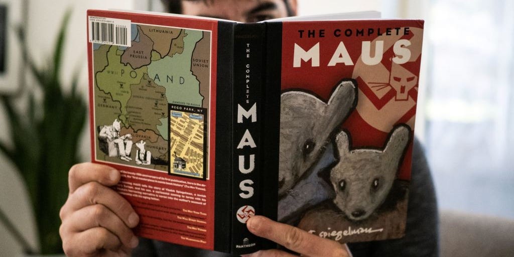 The graphic novel "Maus" by Art Spiegelman