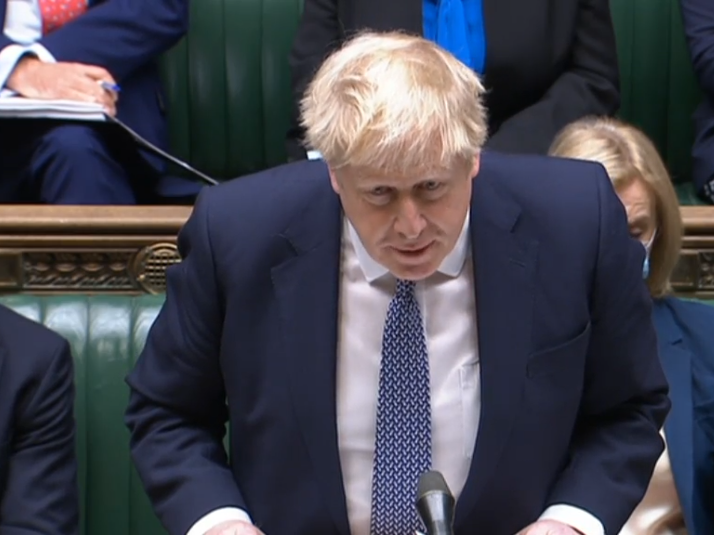 Boris Johnson apology January 2022 lockdown party