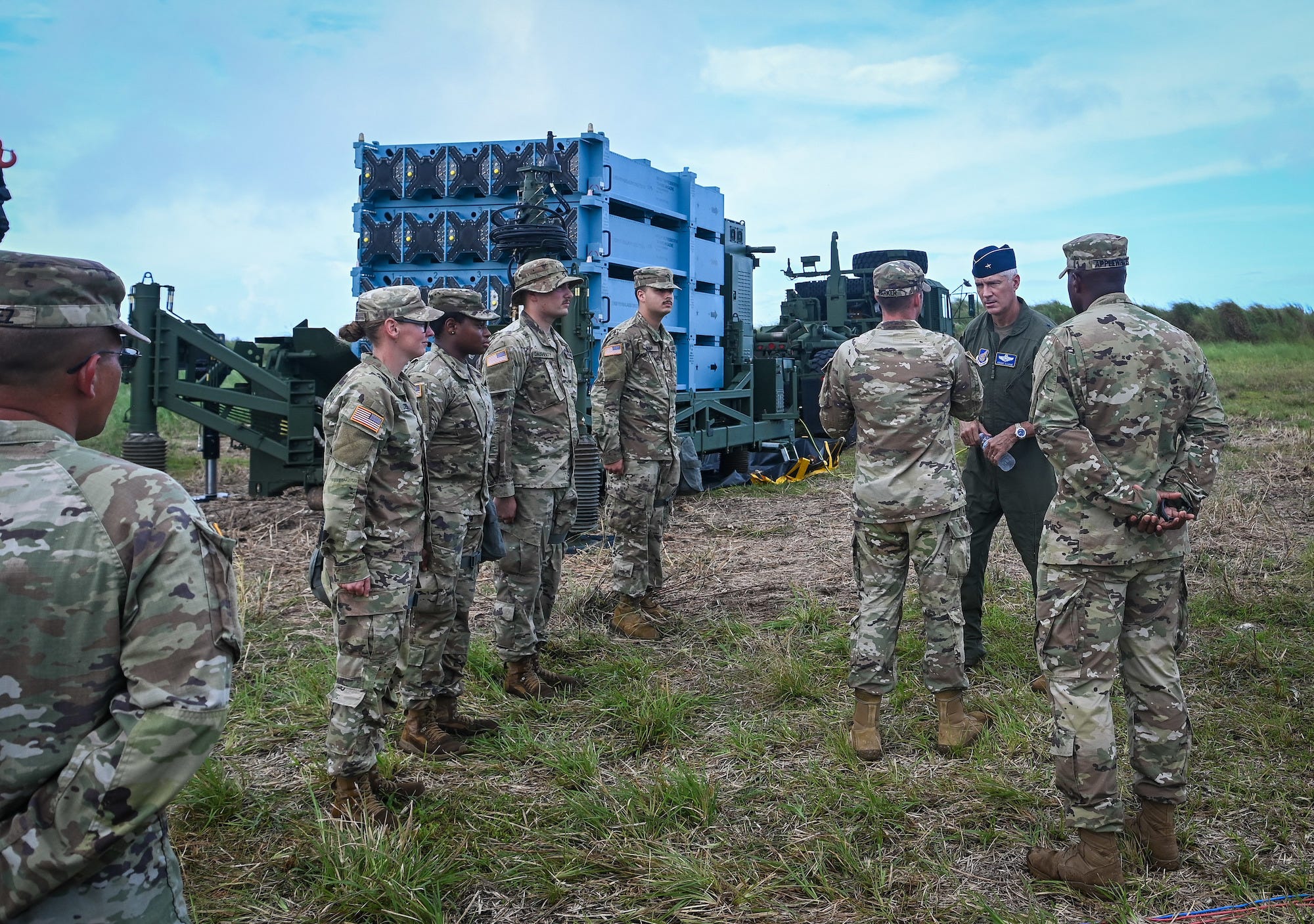 US soldiers testing Iron Dome on Guam