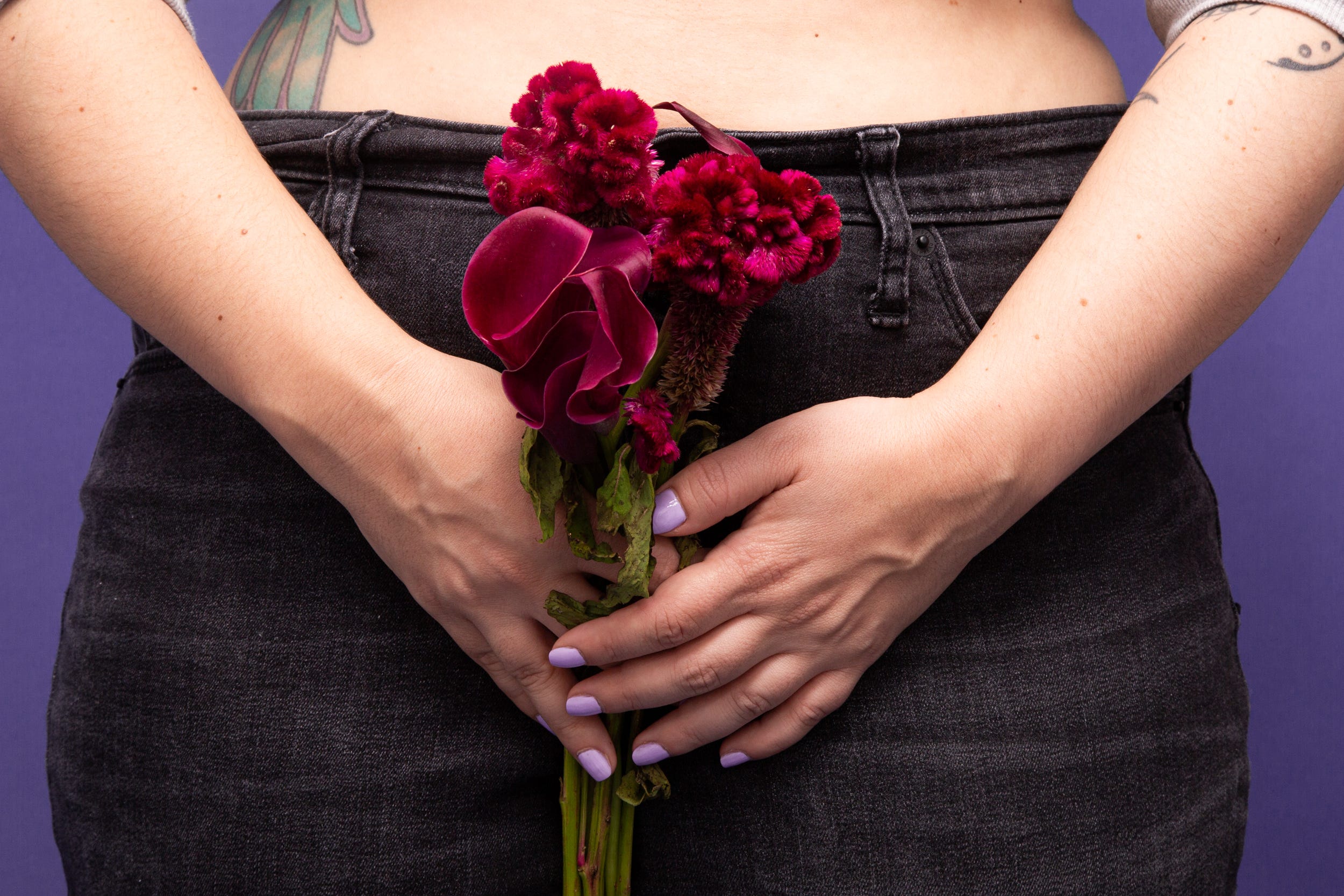 genitals female anatomy sex health flower crotch period underwear