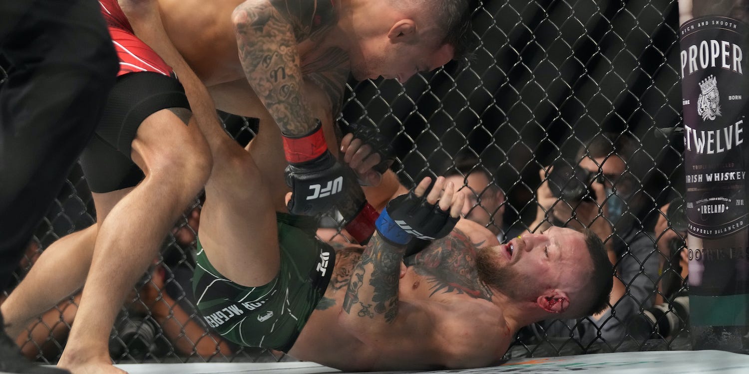 Dustin Poirier dominated Conor McGregor when the fight was on the ground.