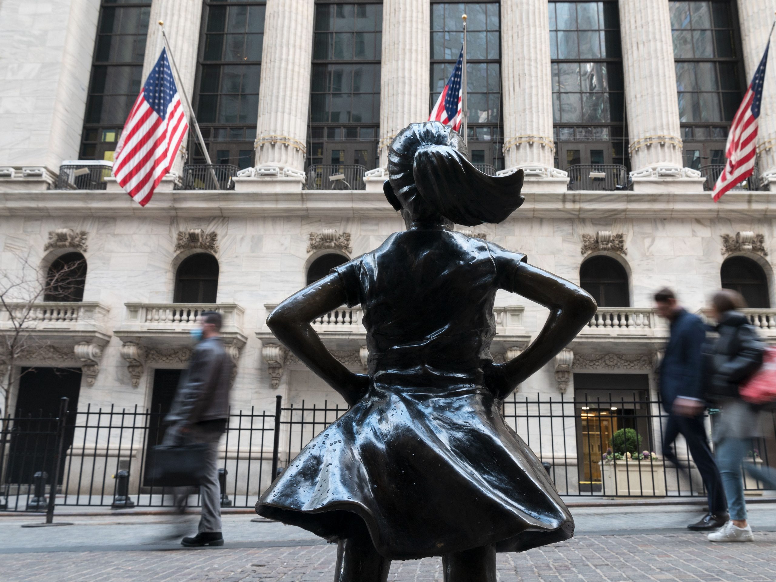 Wall Street girl stocks investing