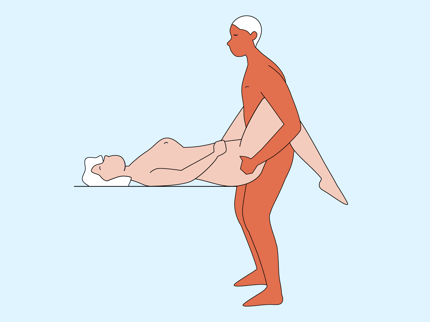 Health Reference One partner standing missionary illustration