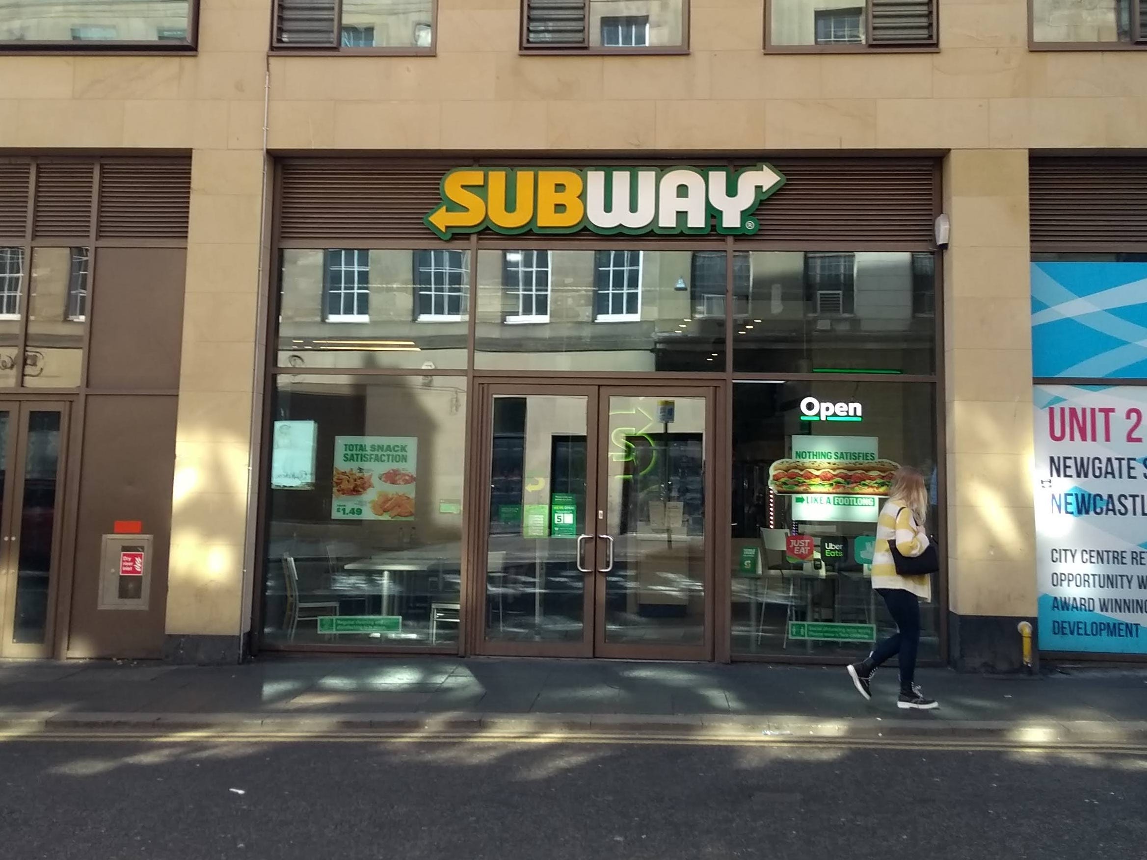 Subway first-time visit