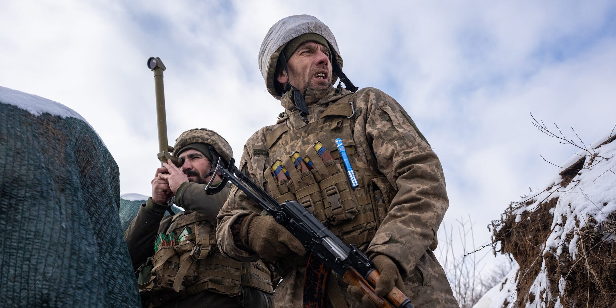 Ukrainian soldiers