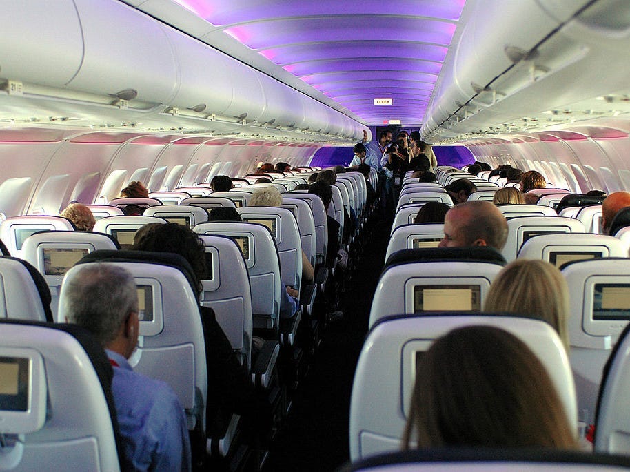 Airline passengers.