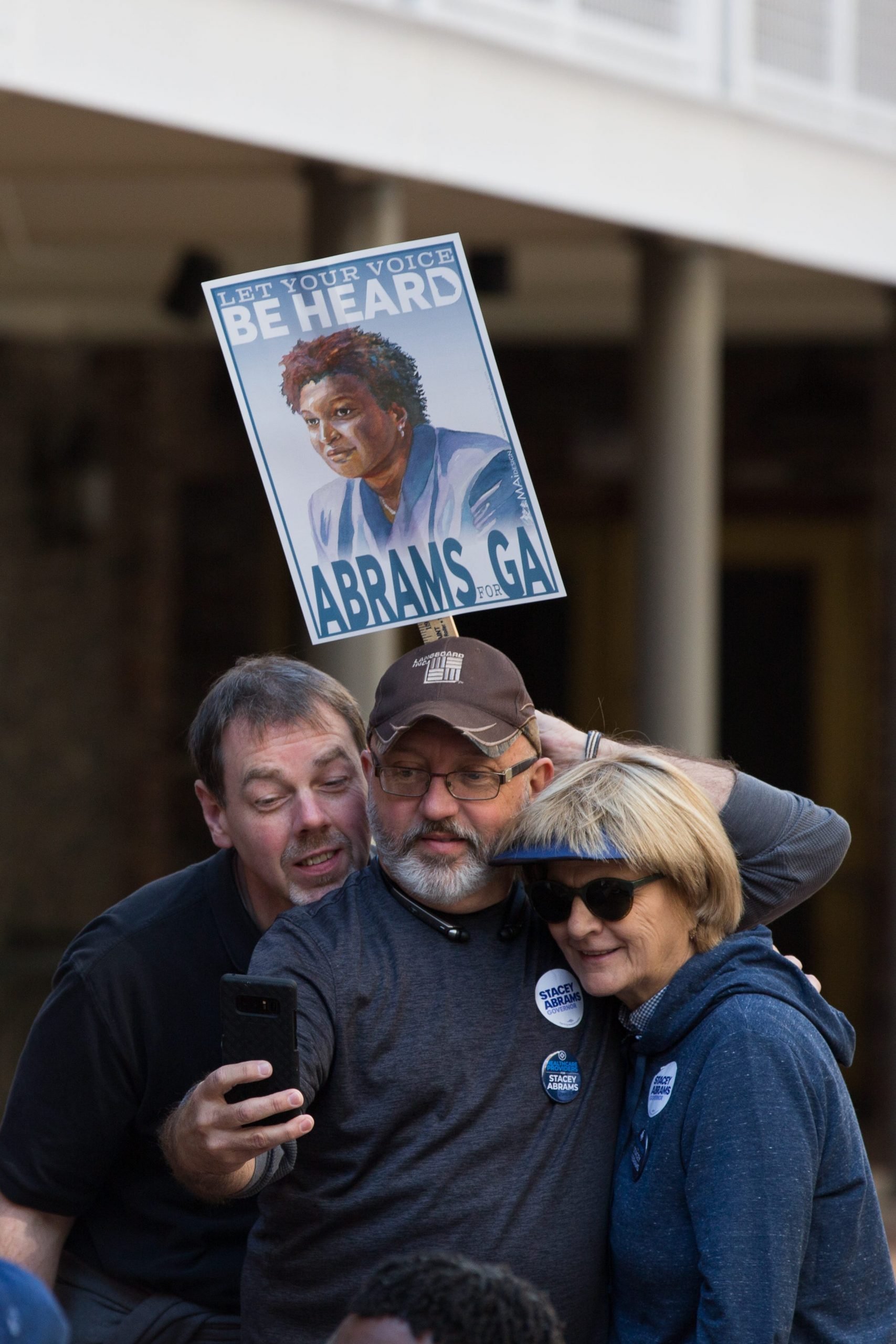 Abrams supporters in Georgia