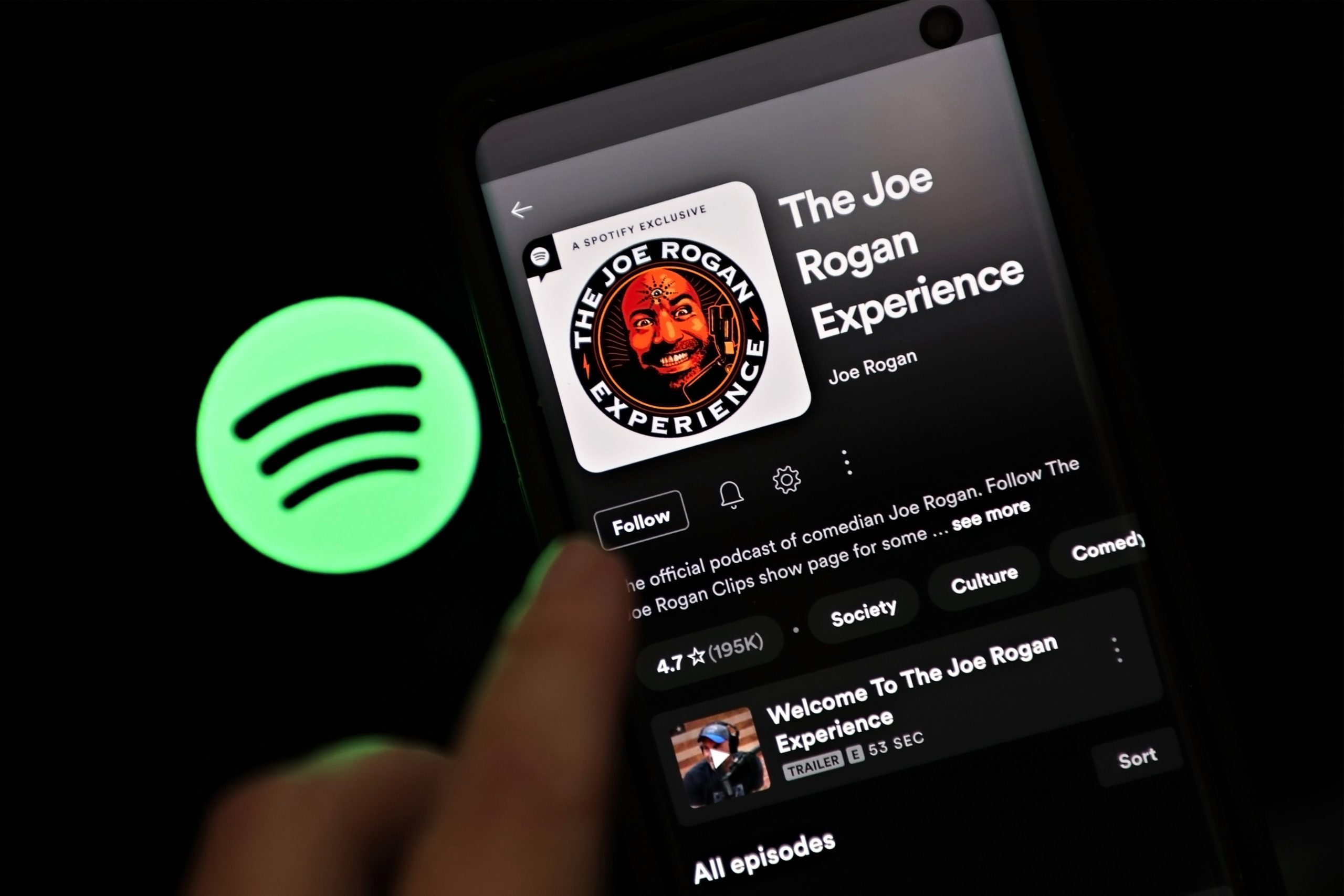 joe rogan spotify