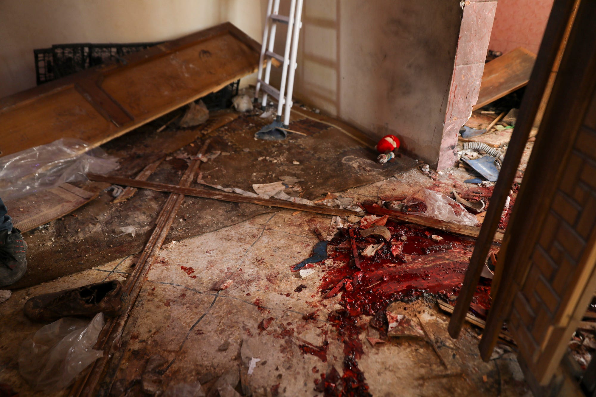Inside destroyed house after US raid in Syria