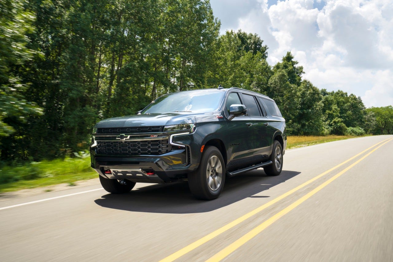 The 2021 Chevrolet Suburban.