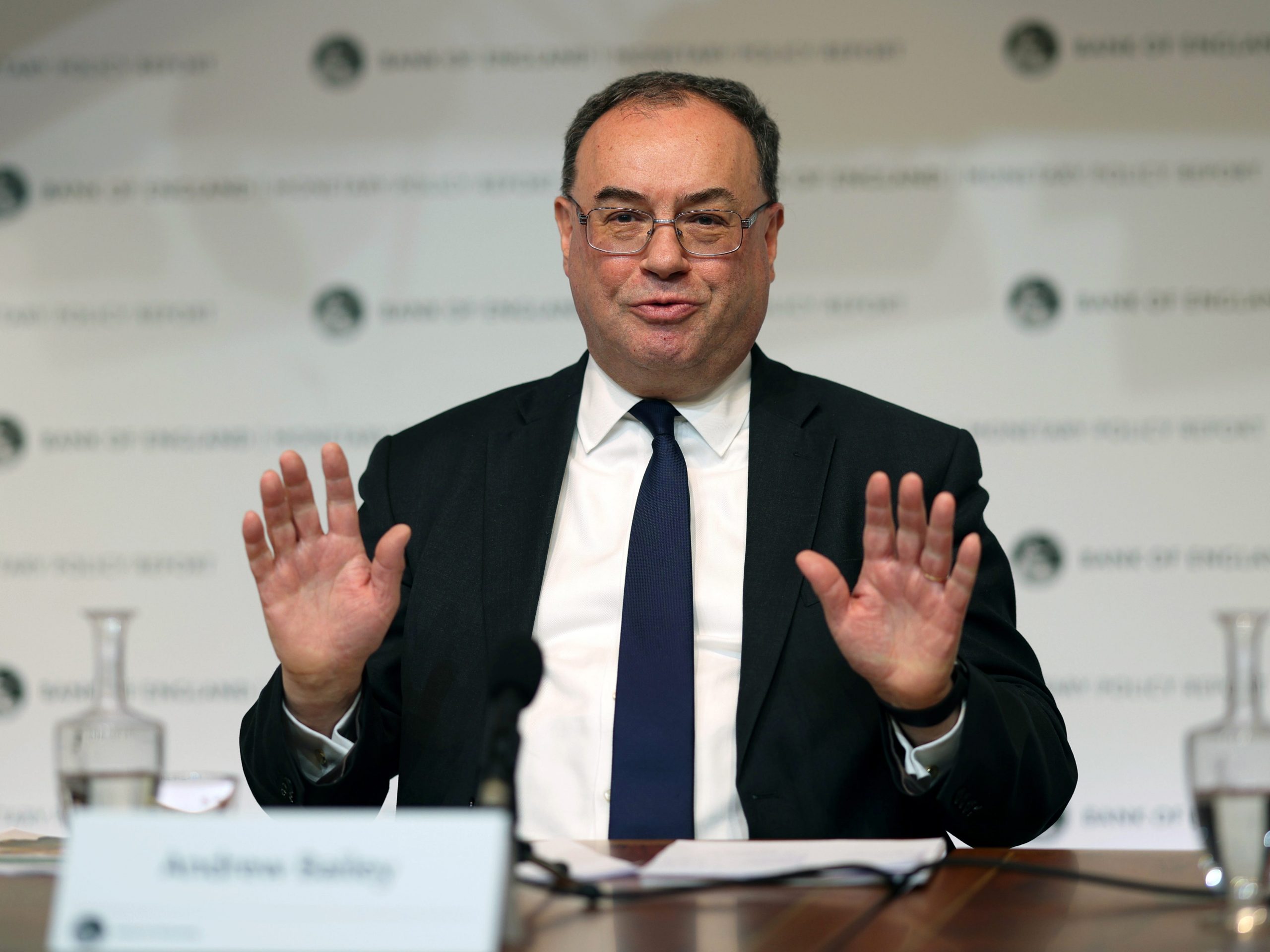 Bank of England governor Andrew Bailey