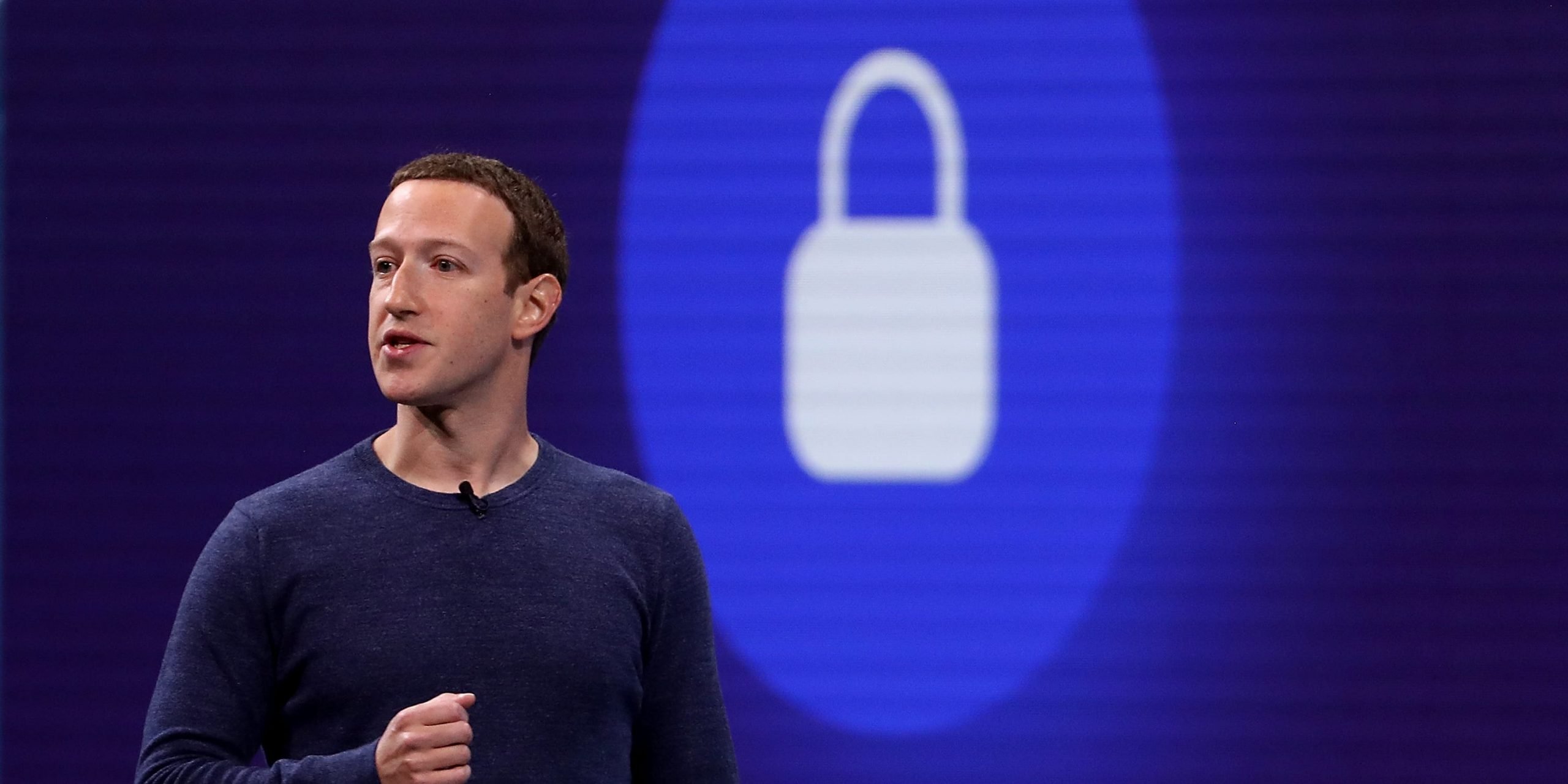 Facebook CEO Mark Zuckerberg speaks during the F8 Facebook Developers conference on May 1, 2018 in San Jose, California.