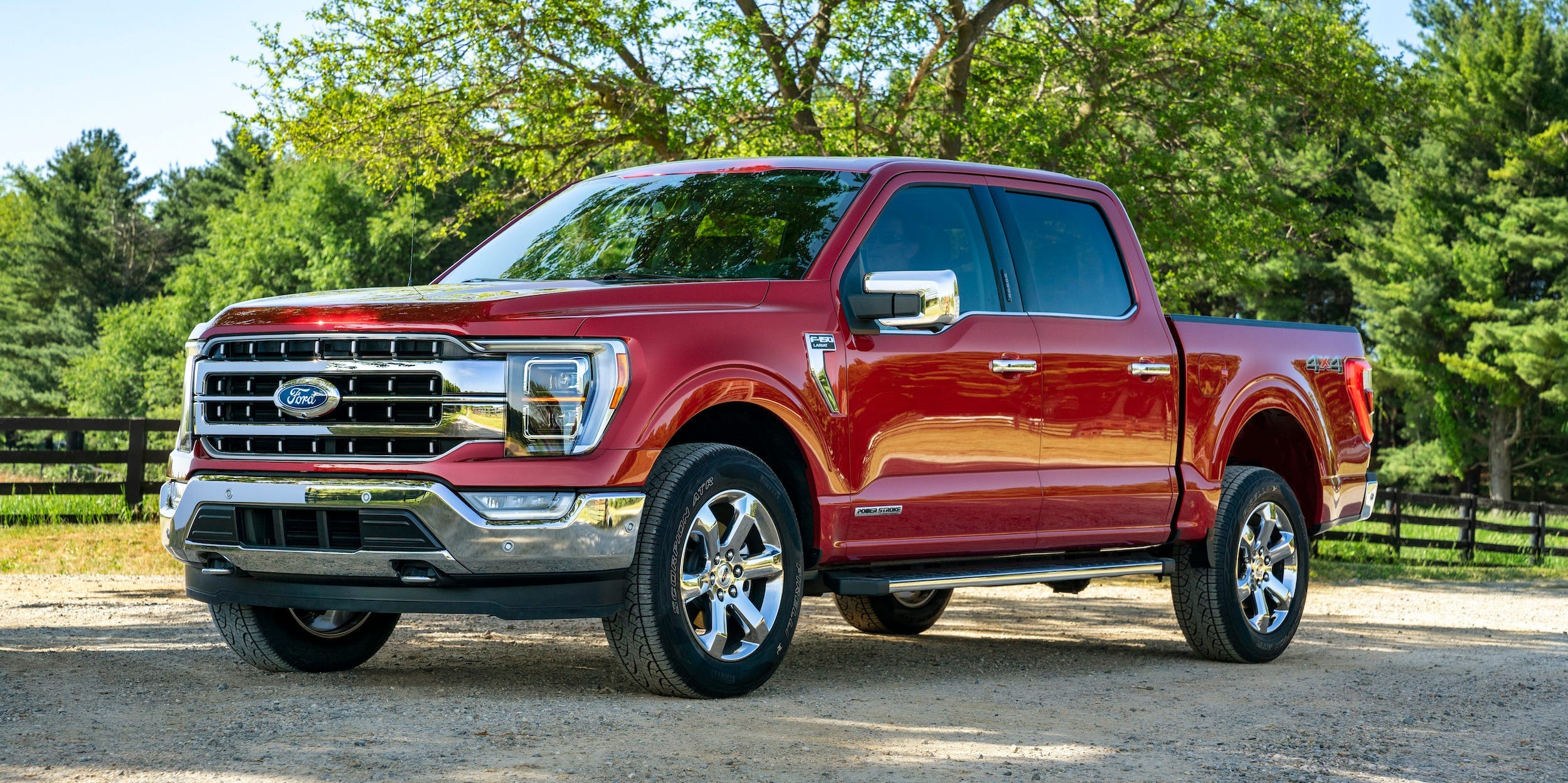 The 2021 Ford F-150.