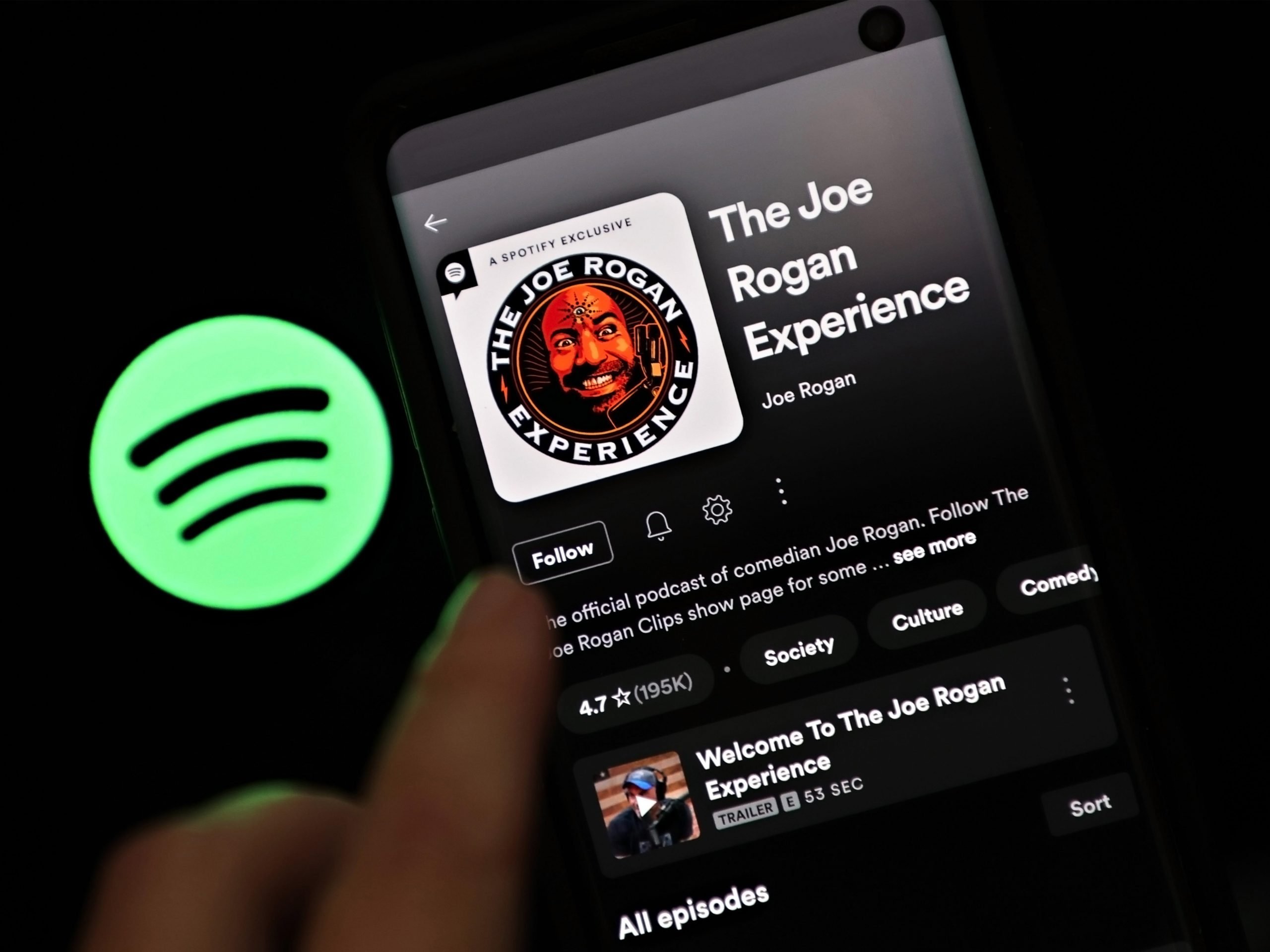 joe rogan spotify