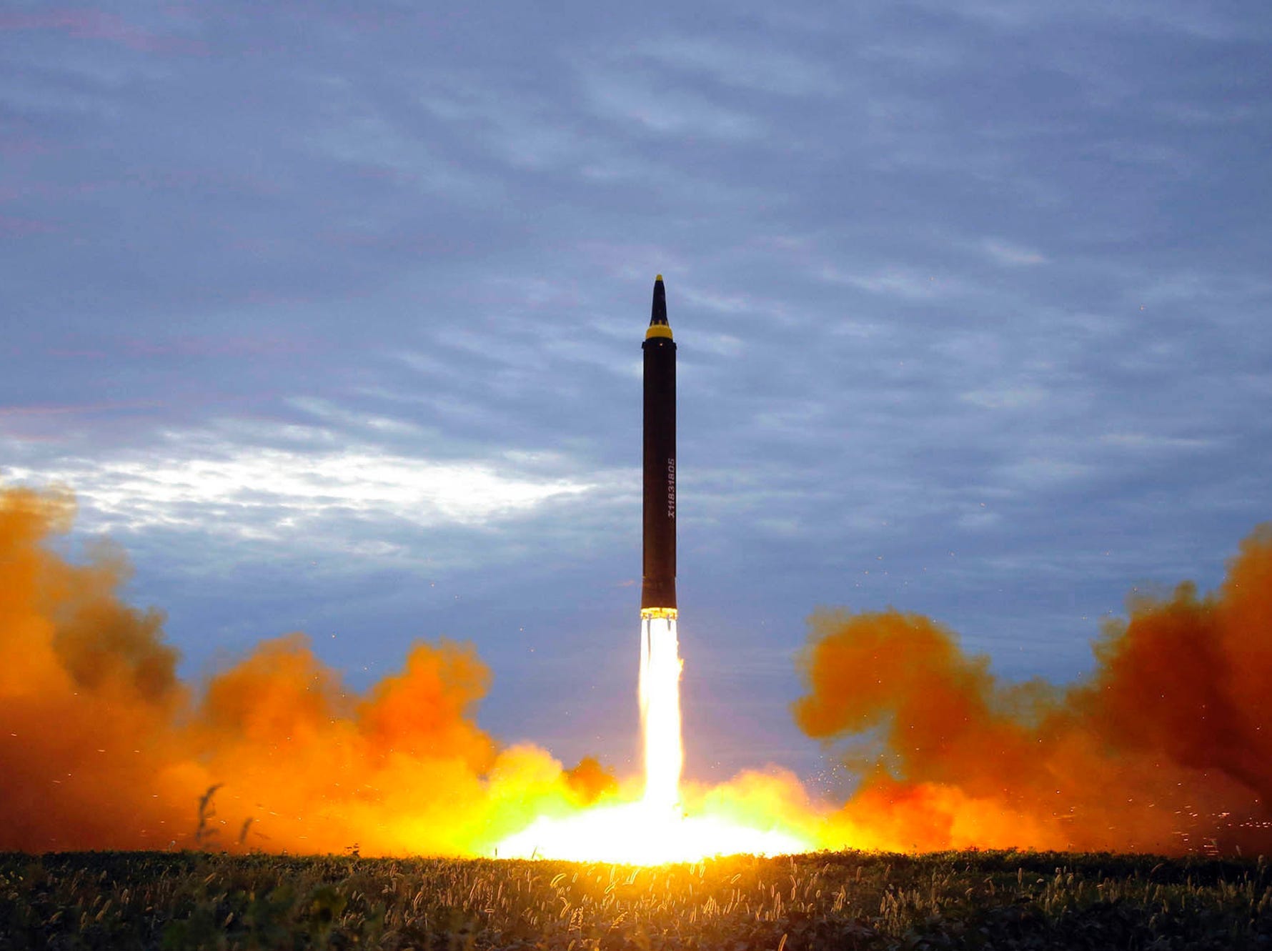 North Korea Hwasong-12 missile launch