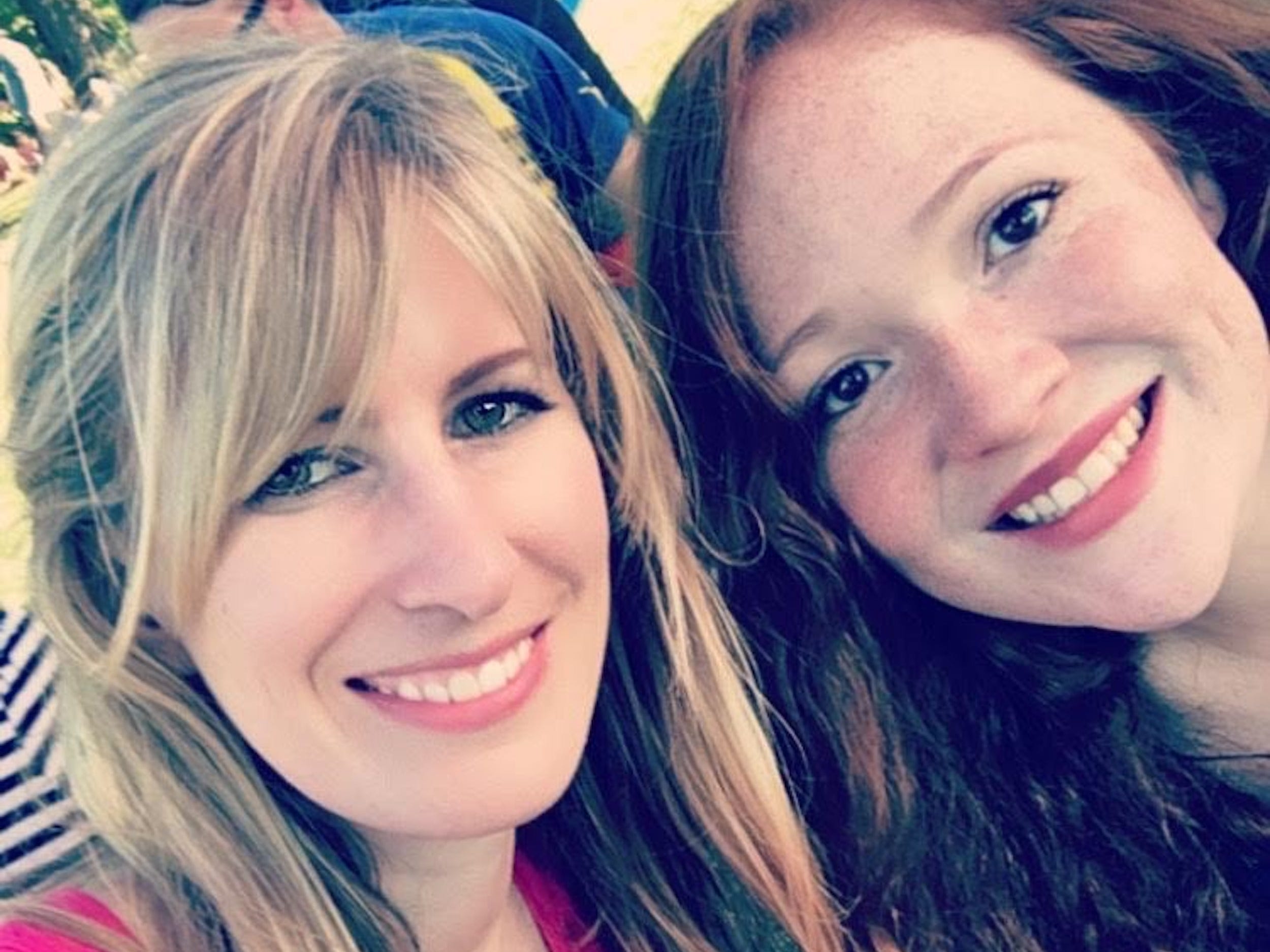 Elyse O'Dwyer and a friend at a concert