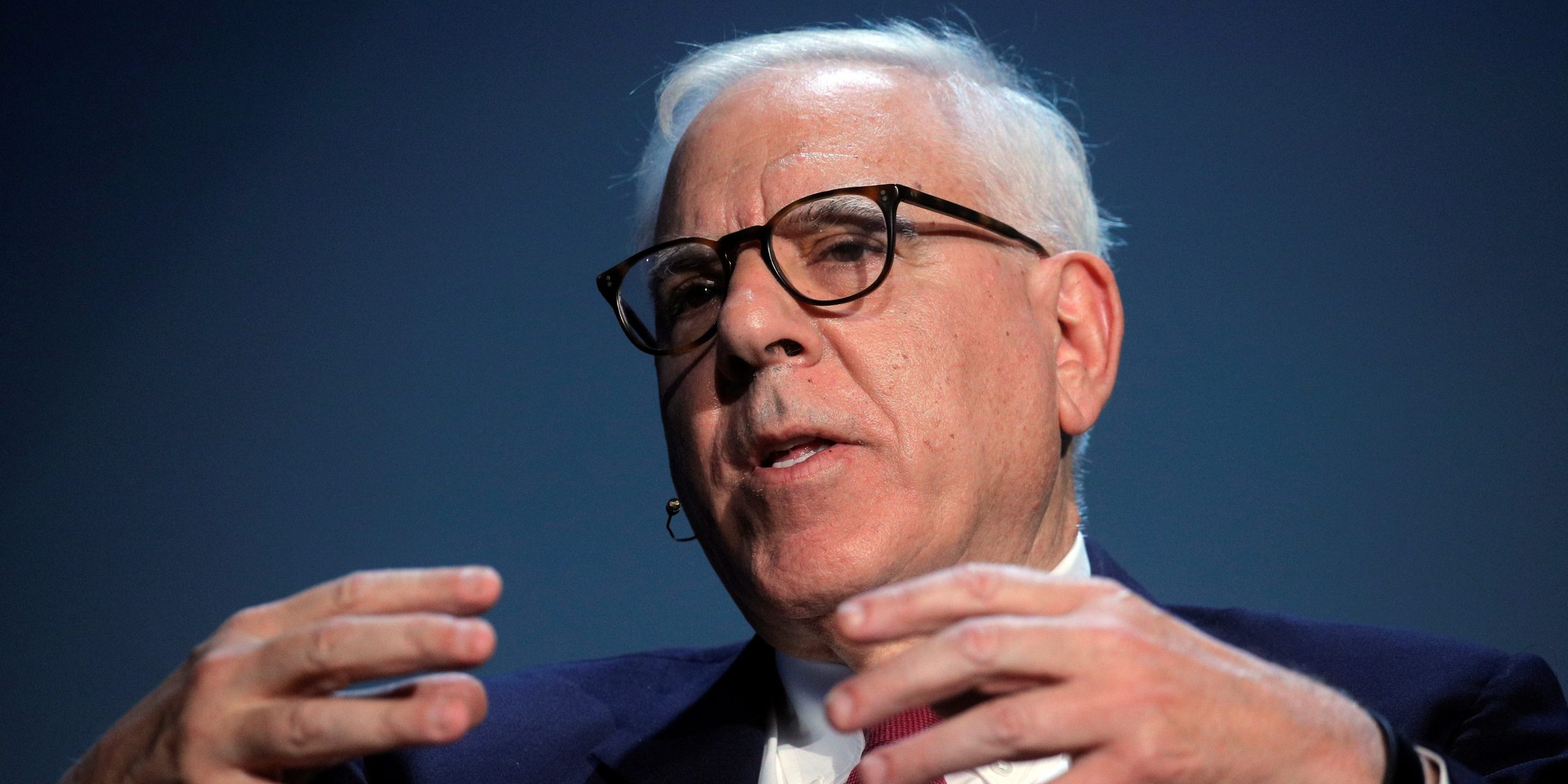 David Rubenstein, Co-Founder and Co-CEO of Carlyle Group, speaks during the Skybridge Capital SALT New York 2021 conference in New York City, U.S., September 13, 2021.