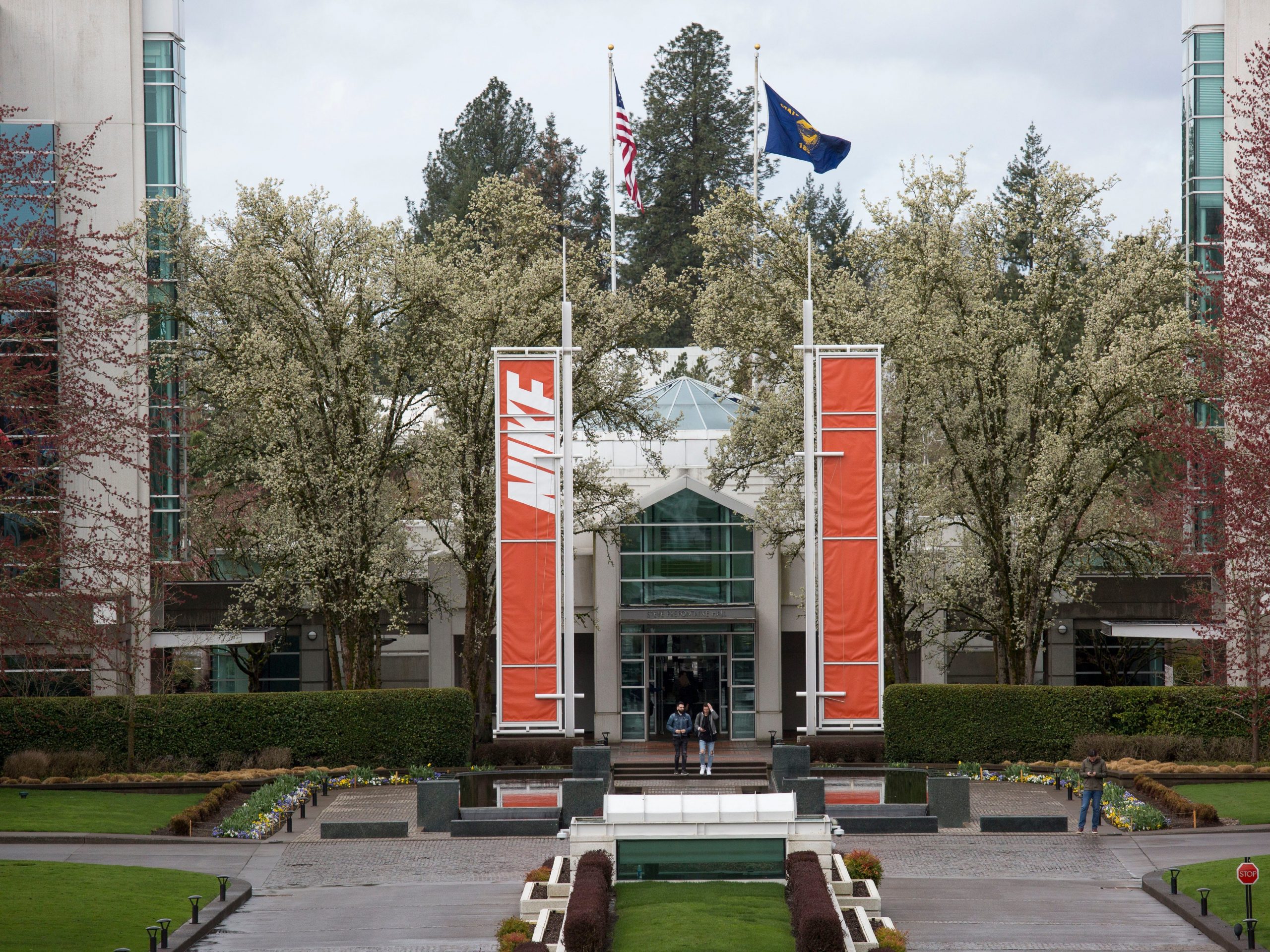 Nike headquarters entrance