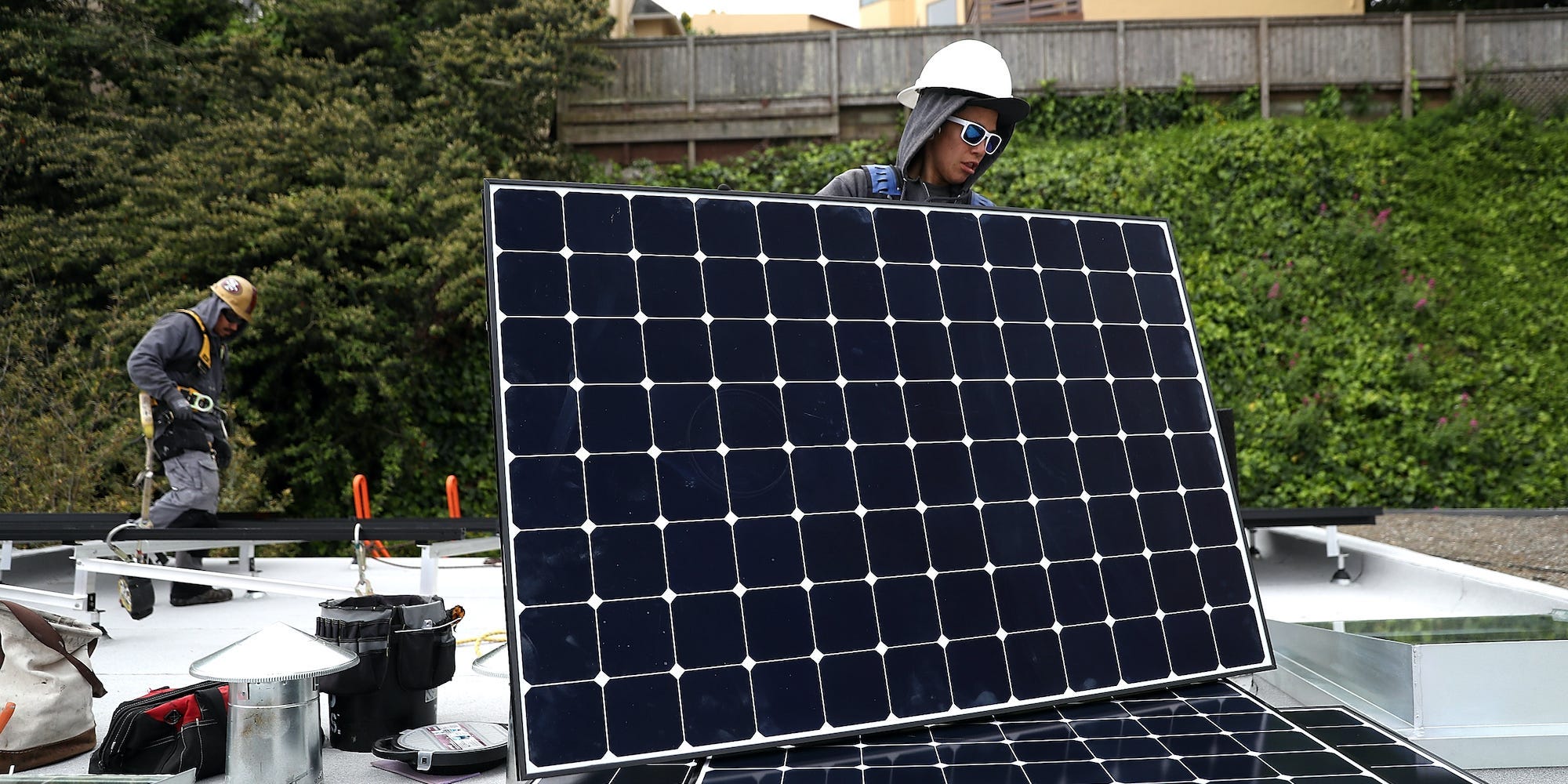 solar panel installation