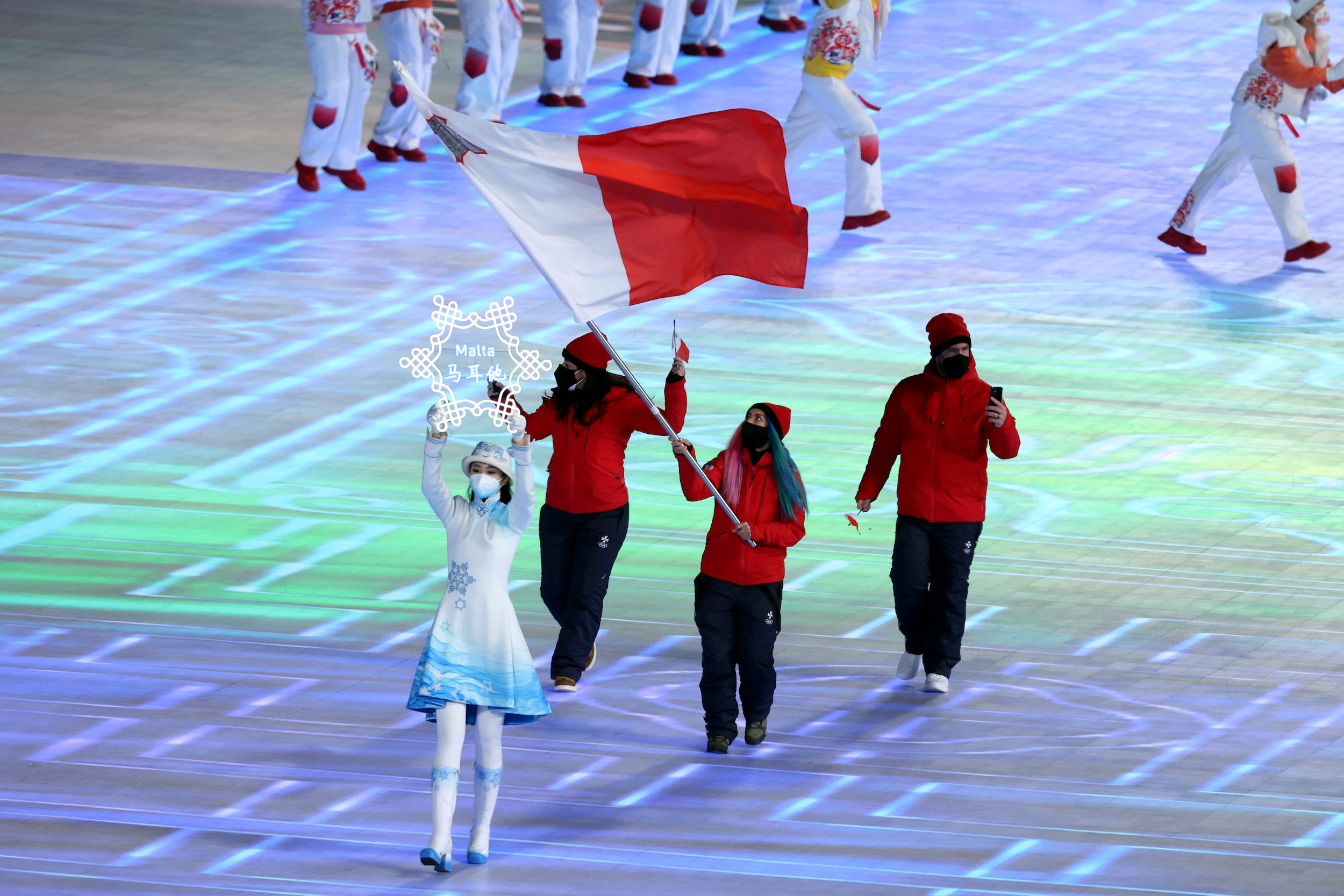 Jenise Spiteri carries Malta's flag as its lone representative at the 2022 Beijing Olympics.