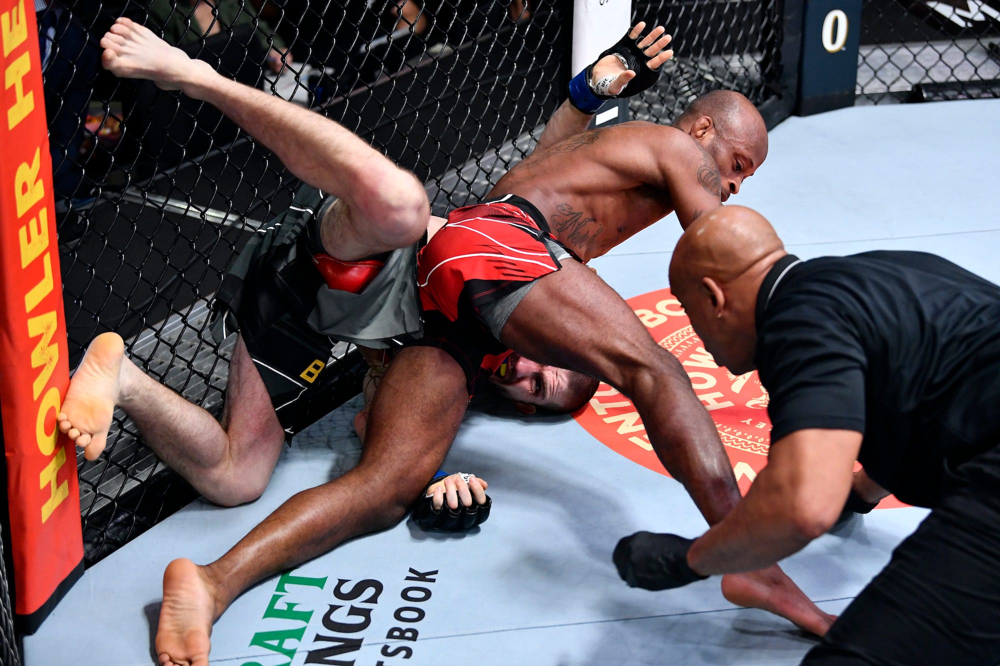 Malcolm Gordon and Denys Bondar competed in the UFC on Saturday.