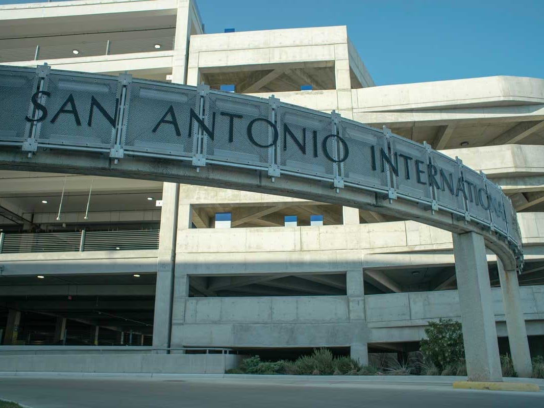 The exterior of San Antonio International Airport