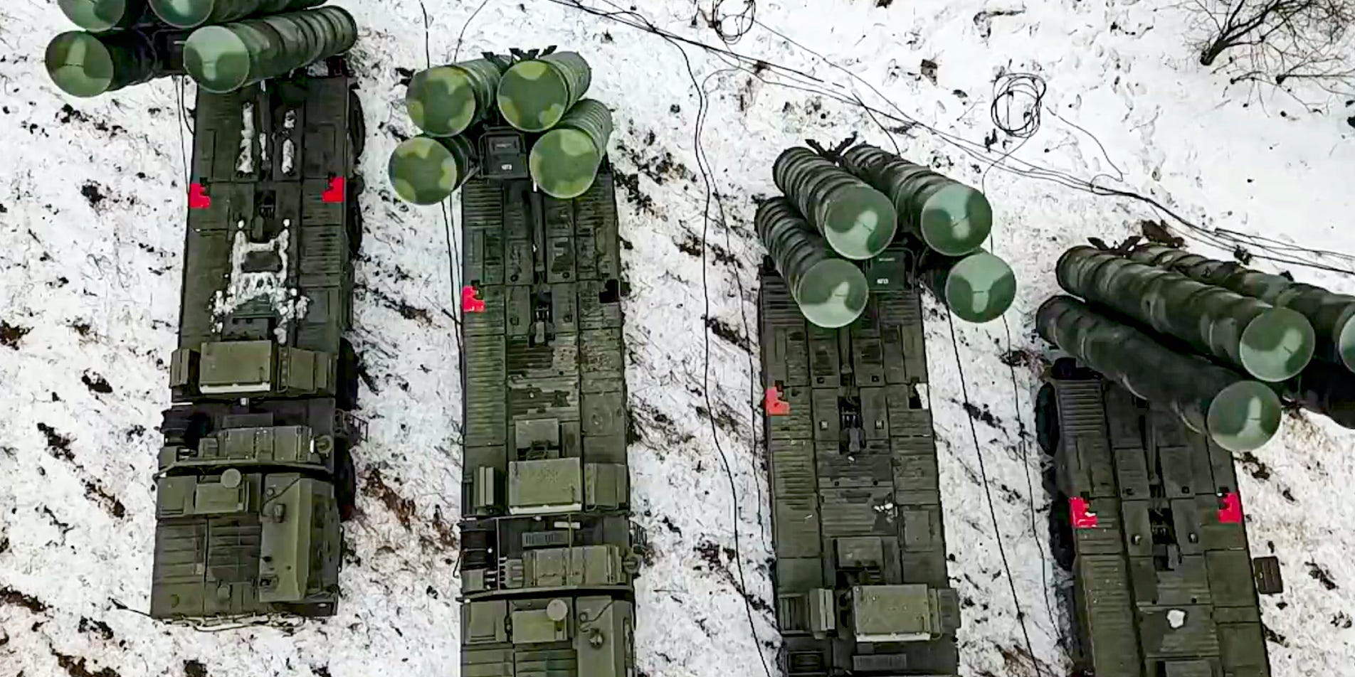 air defense systems in the snow
