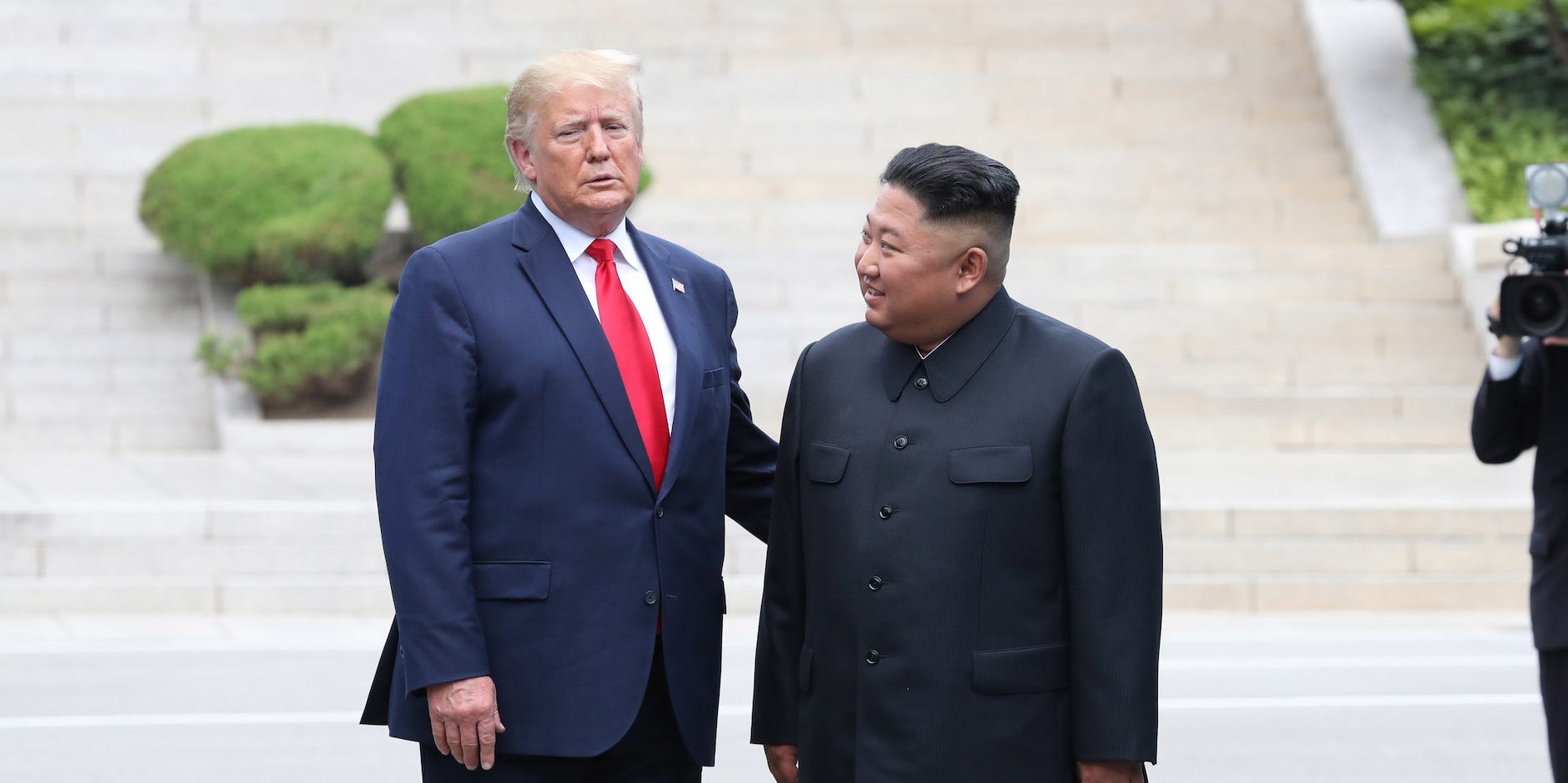Donald Trump and Kim Jong Un