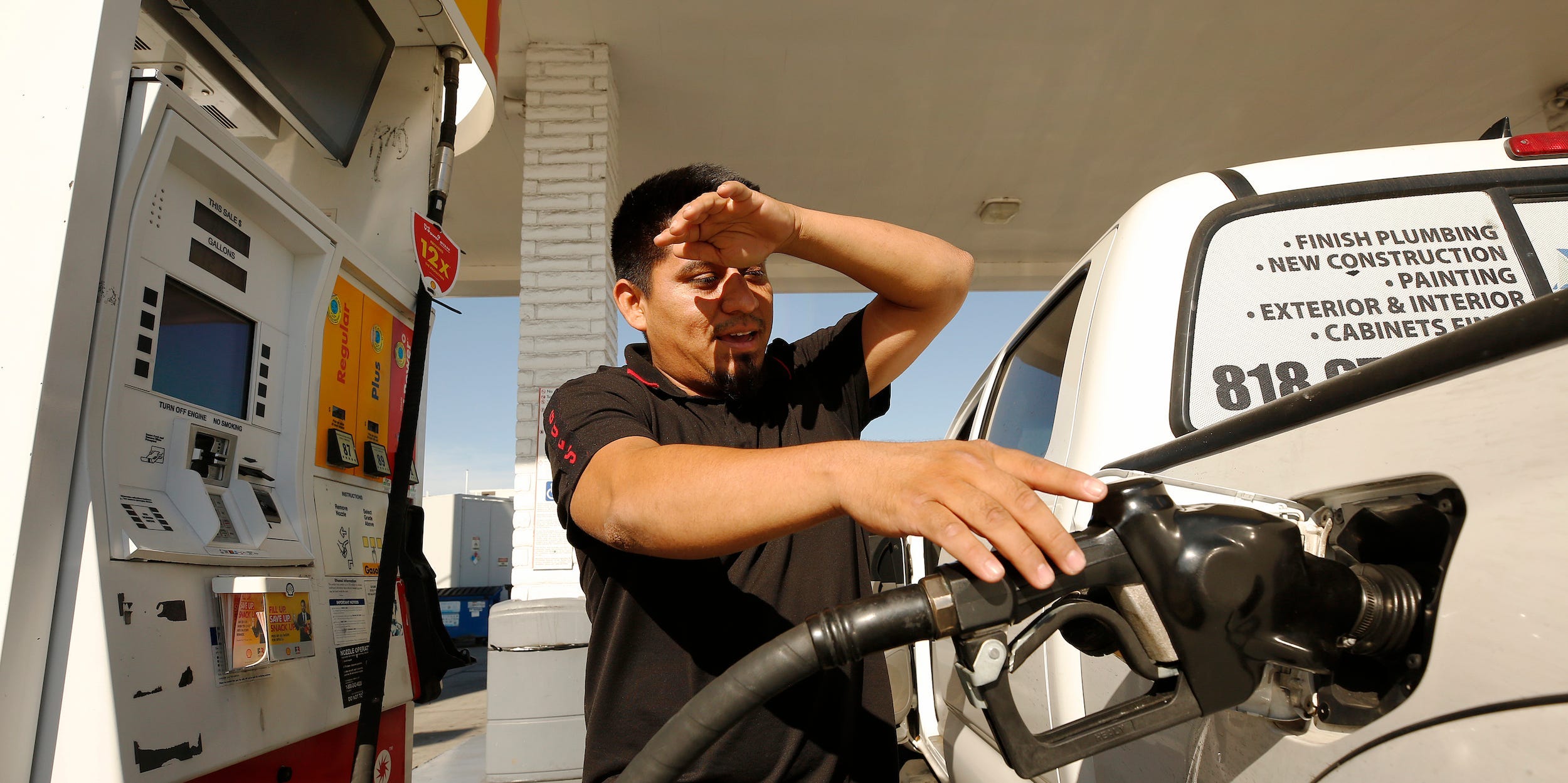 Gas station California prices