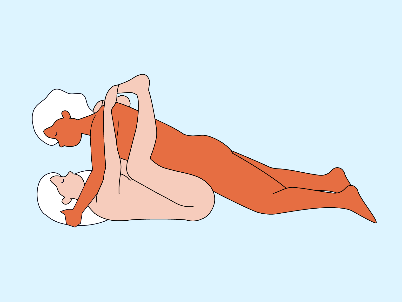 Health Reference Happy baby position illustration
