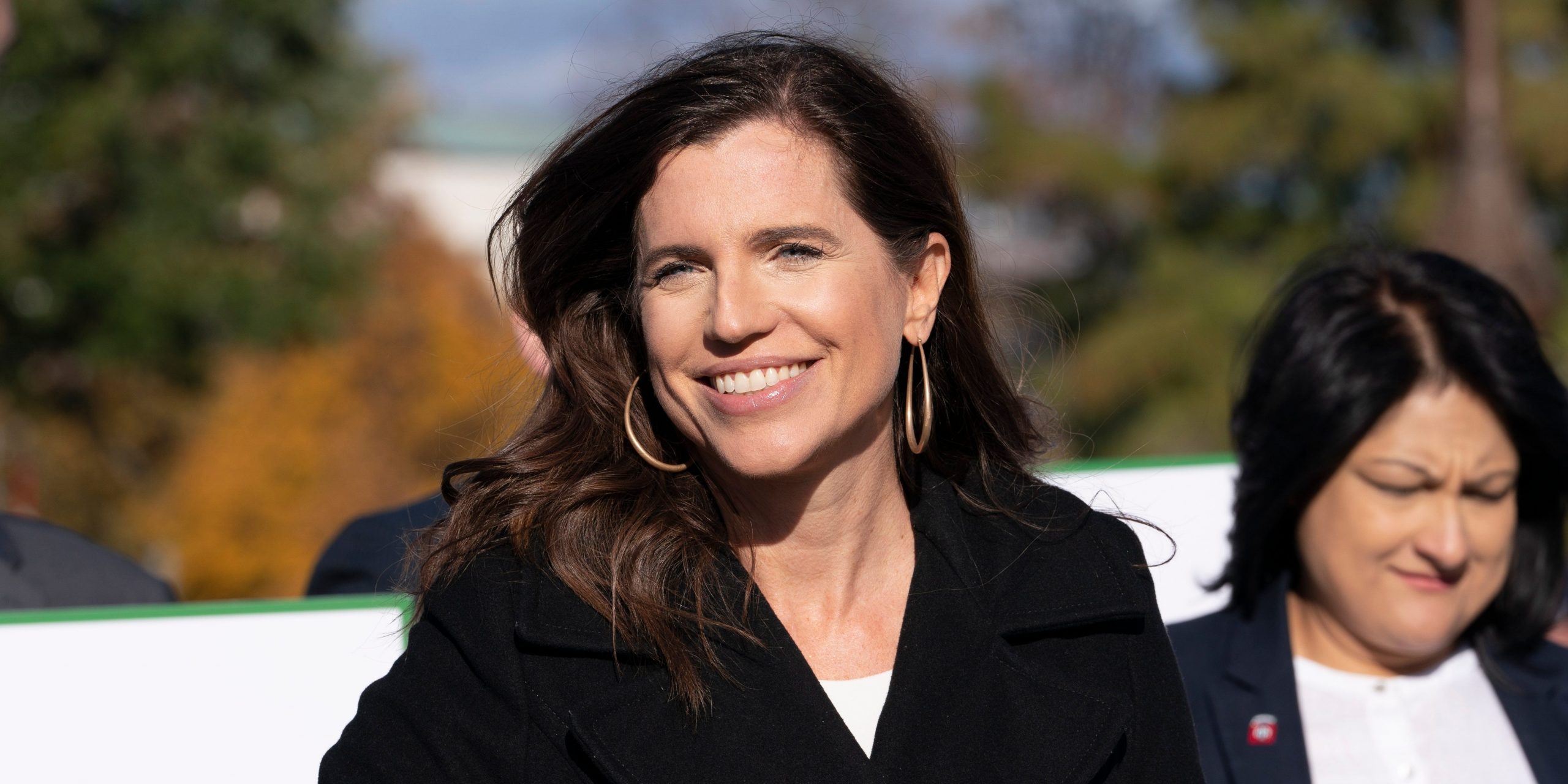 Republican Rep. Nancy Mace of South Carolina speaks at a news conference on Capitol Hill on November 15, 2021.