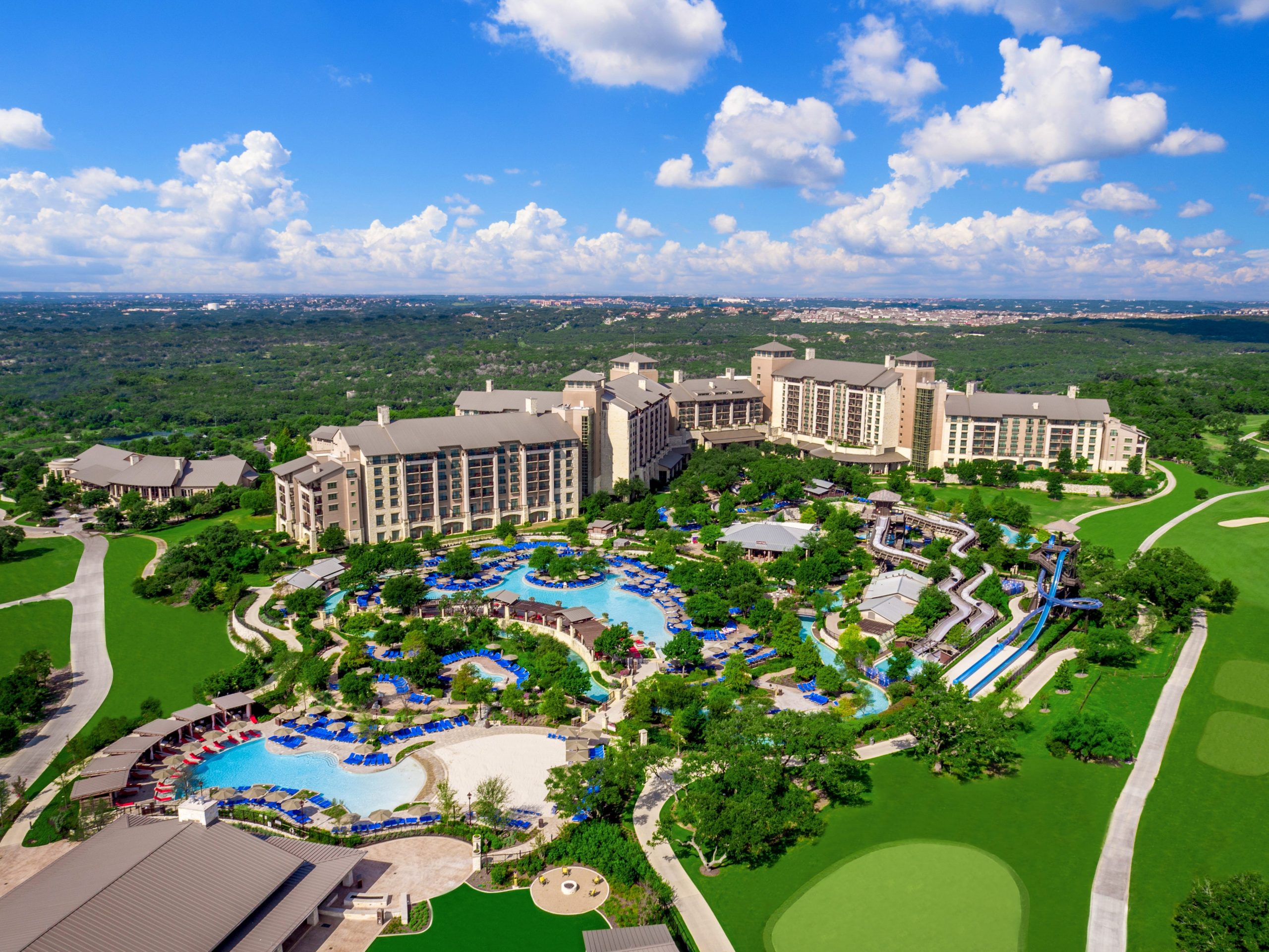 An aerial view of JW Marriott San Antonio Hill Country Resort & Spa