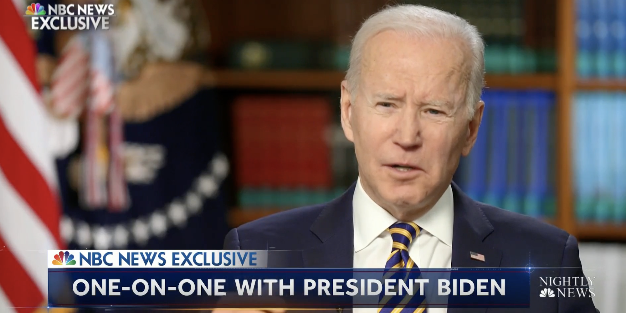 President Joe Biden on NBC