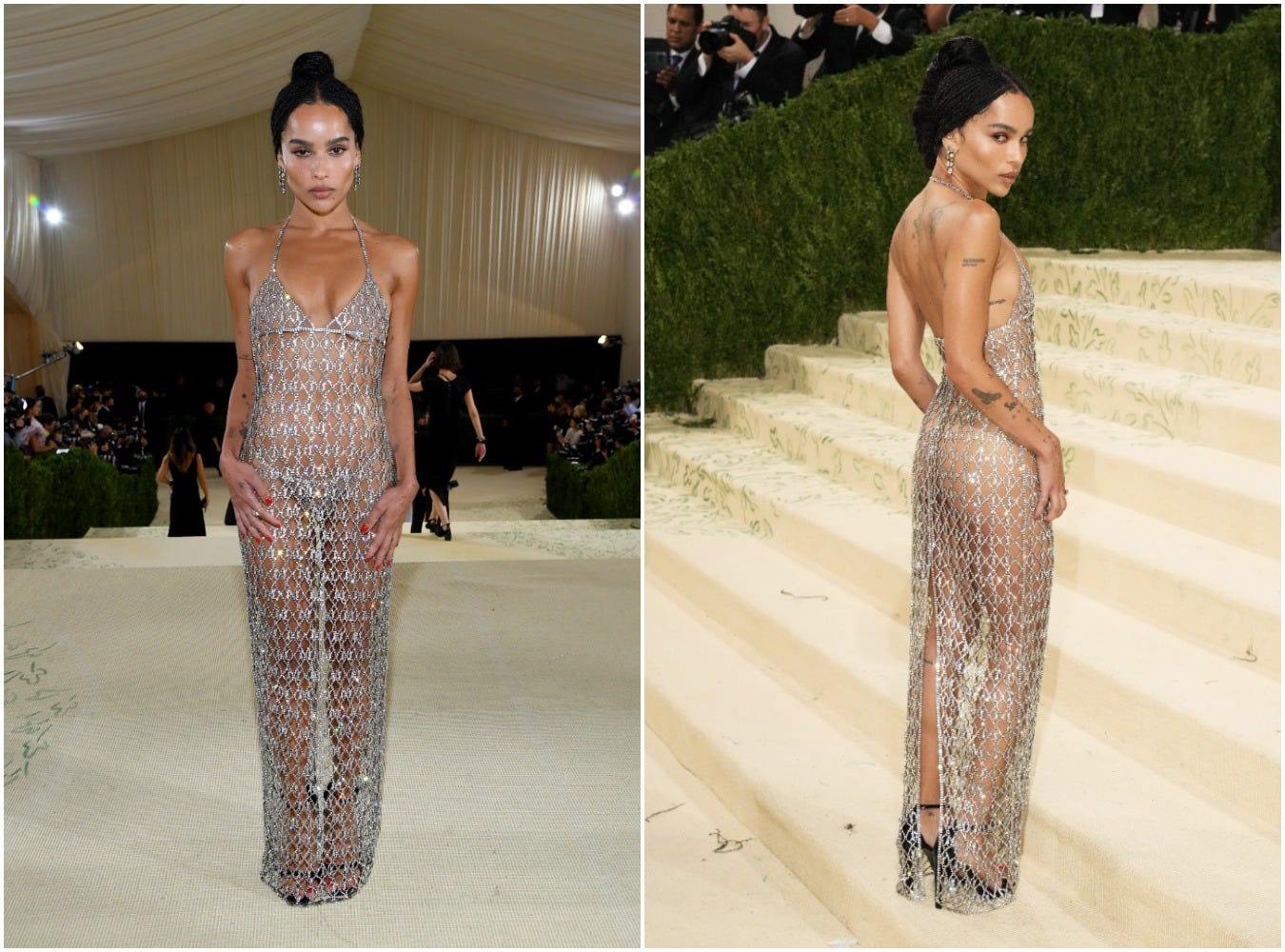 Zoe Kravitz attends The 2021 Met Gala at Metropolitan Museum of Art