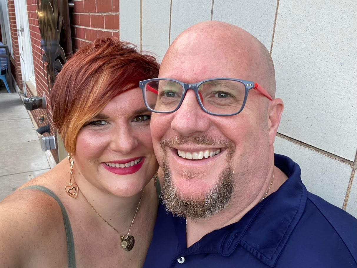 Colleen Thomas and her husband