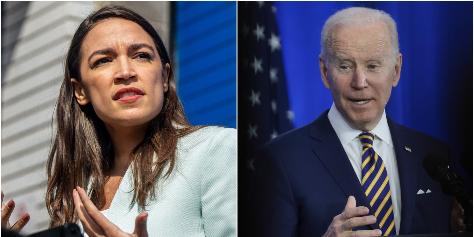 Alexandria Ocasio-Cortez; Joe Biden