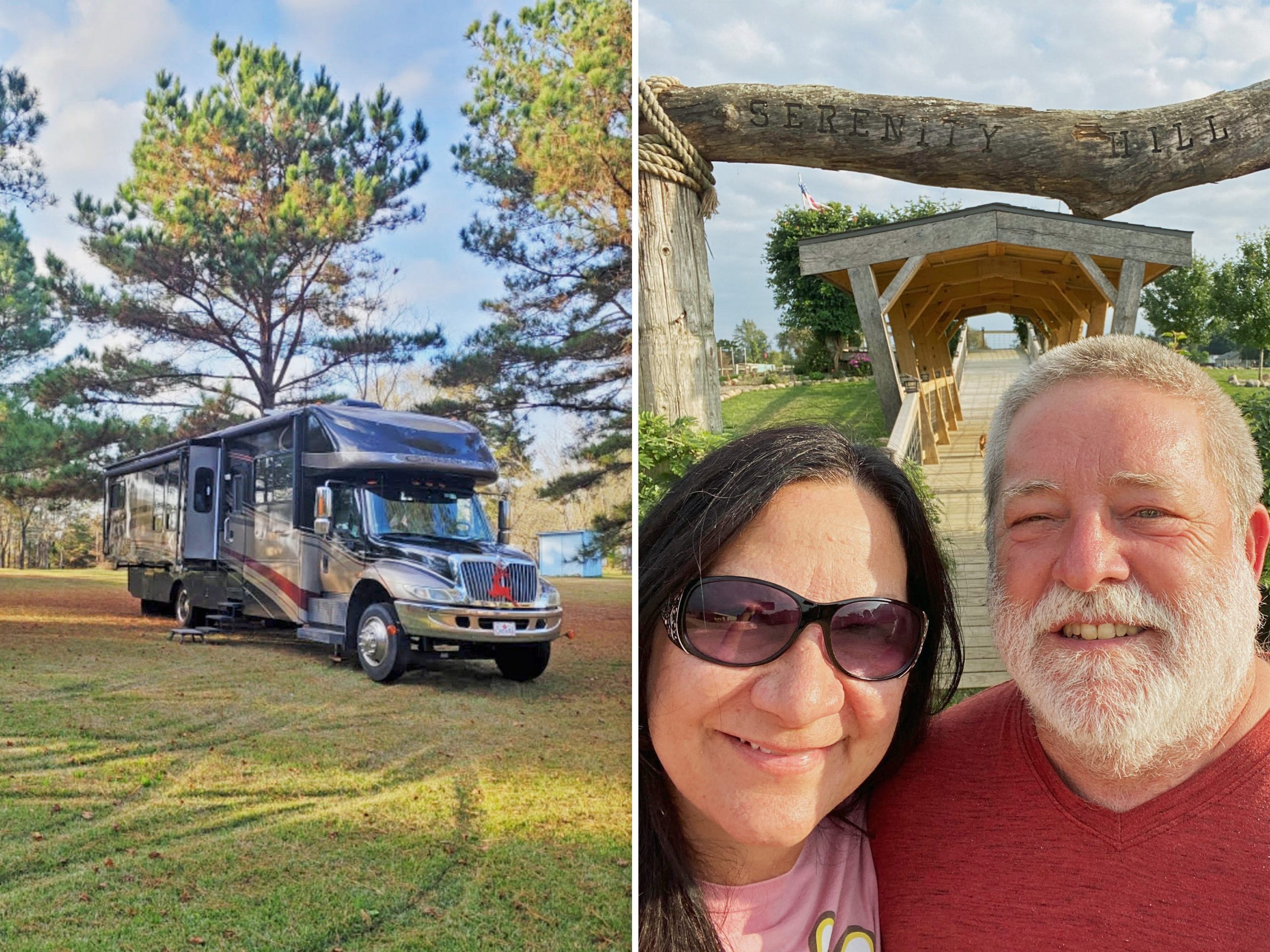 Michele and David and their RV